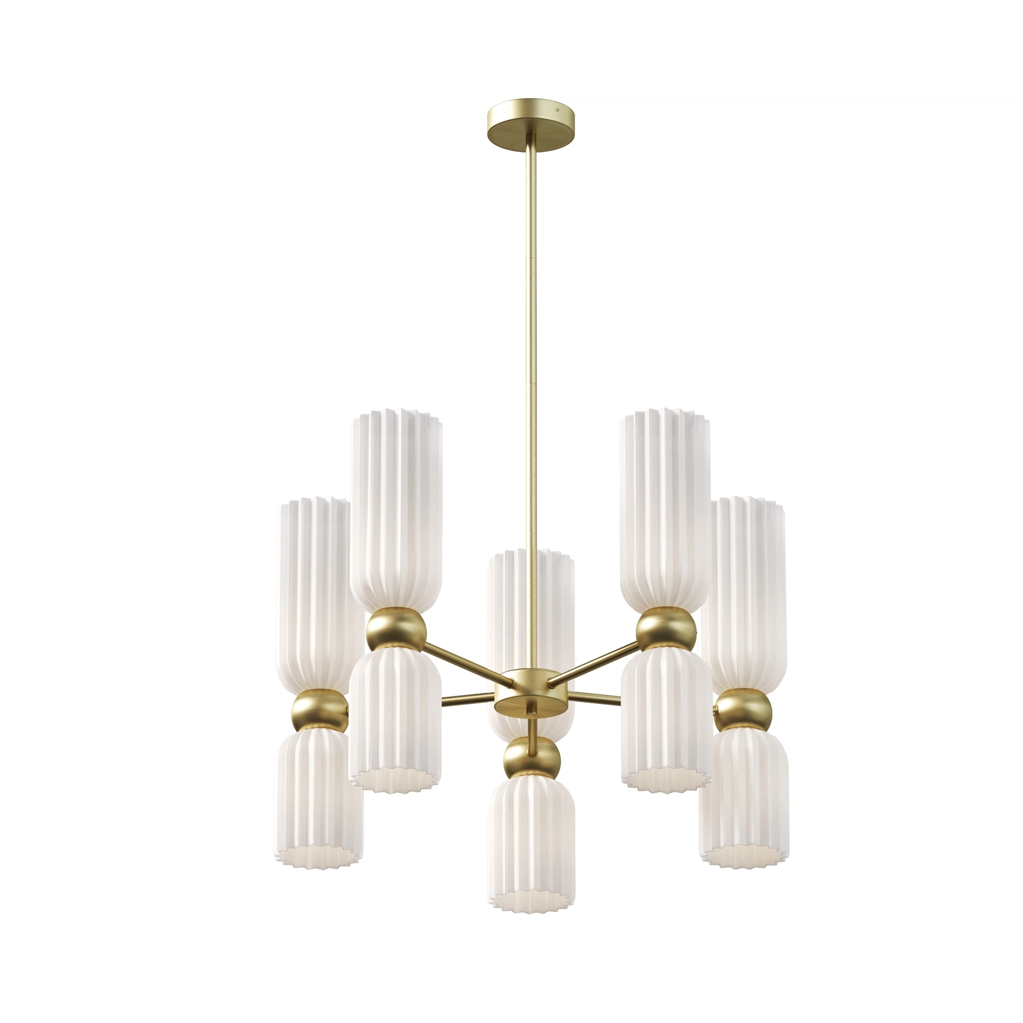 Изображение товара Люстра на штанге MAYTONI с 10 и более ламп, стиль модерн и минимализм, латунь