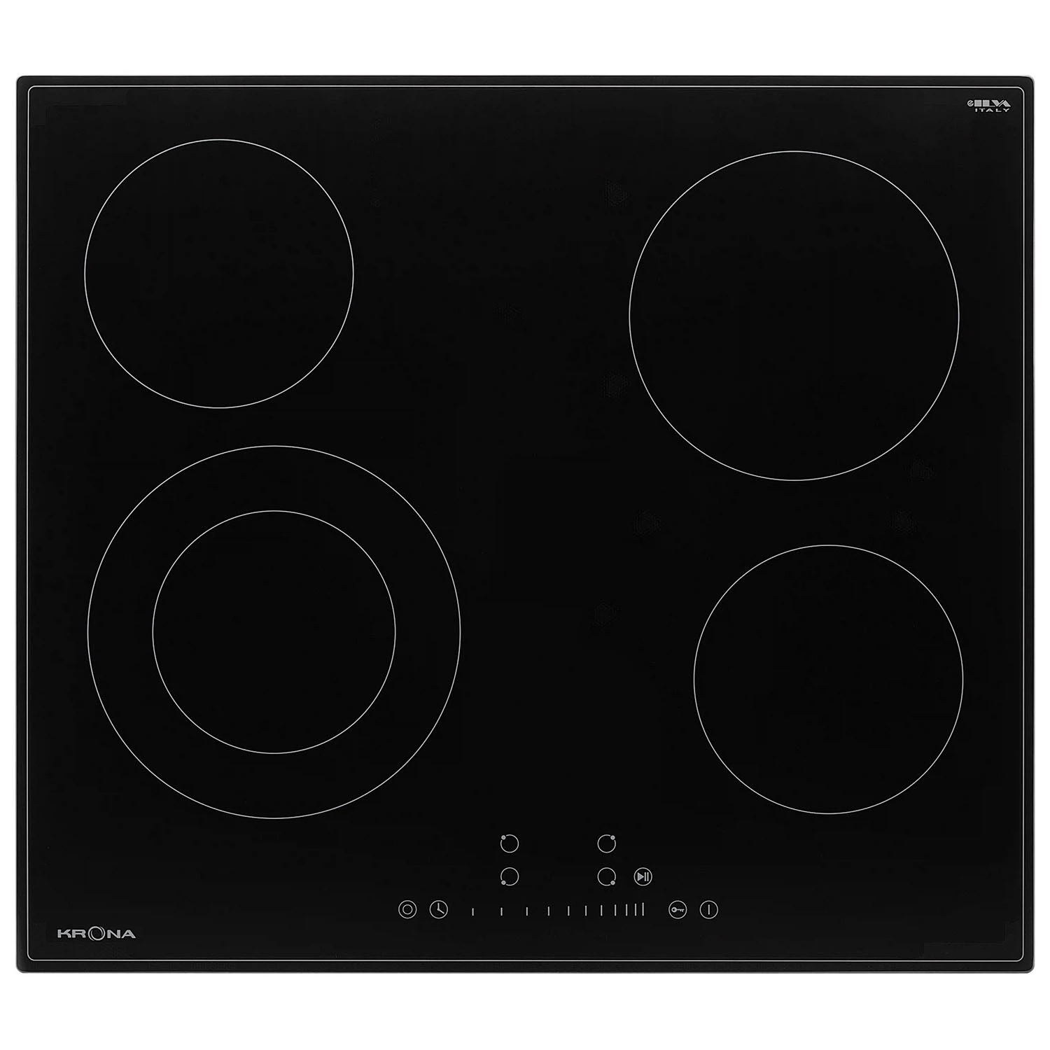 Изображение товара Электрическая варочная панель Krona LAUREL 60 BL с сенсорным управлением