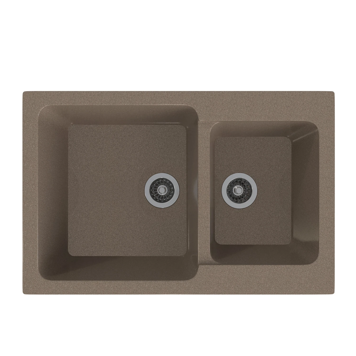 Изображение товара Мойка ML-GMS13 СТАНДАРТ двухчашевая, терракот (307), 775*505*200мм