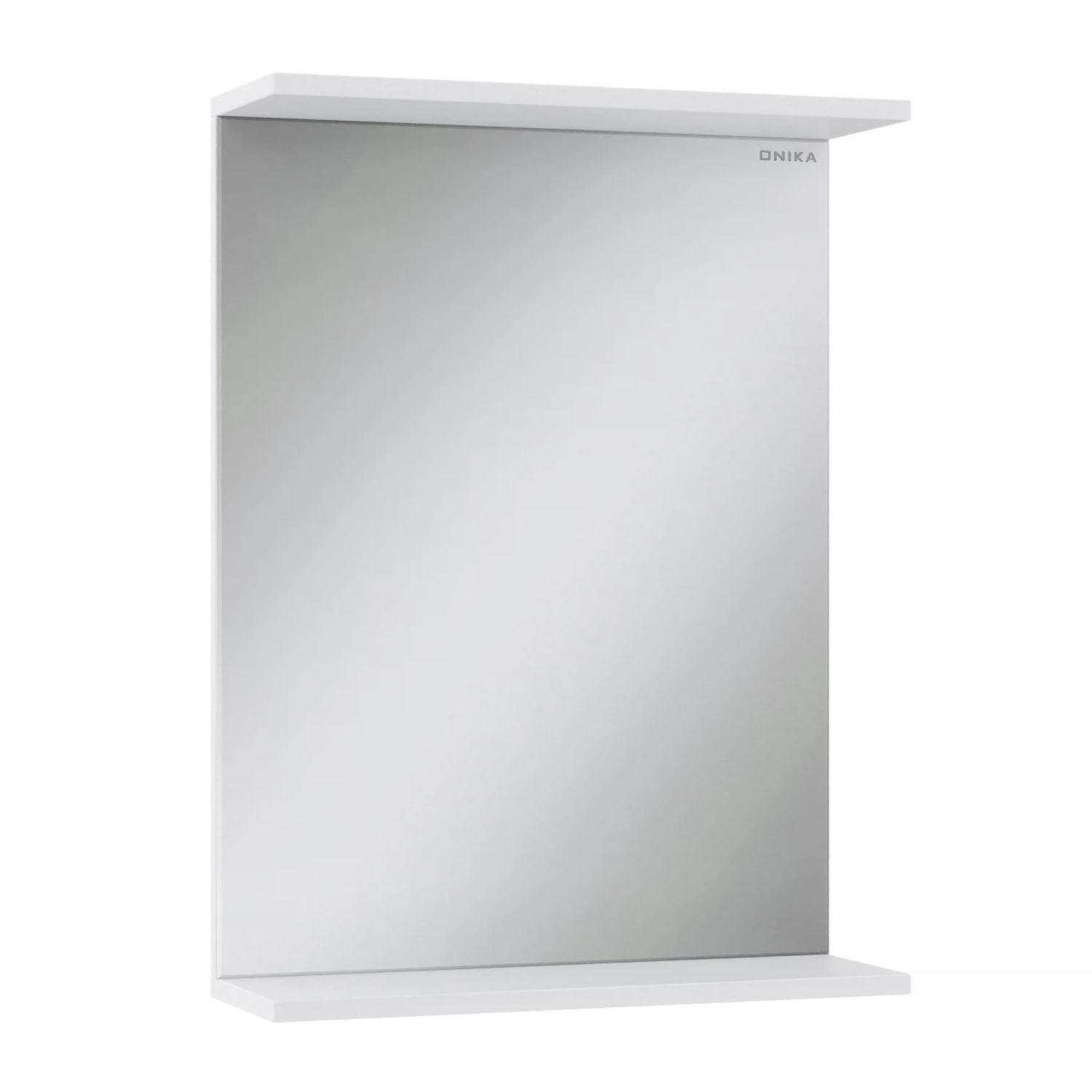 Изображение товара Зеркало в ванную комнату ONIKA Крит 52 с полочкой влагостойкое и долговечное