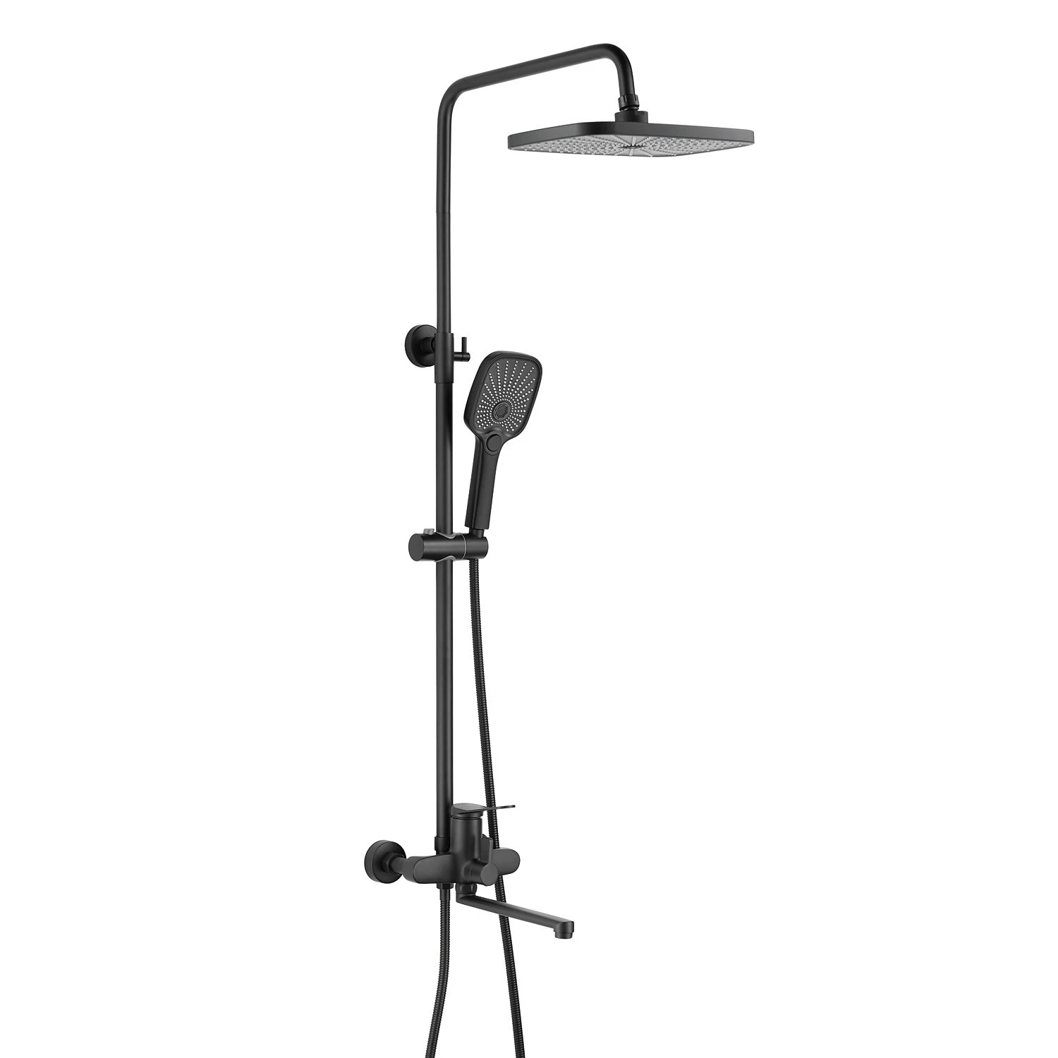 Изображение товара Душевая система Shevanik S6236H, черный