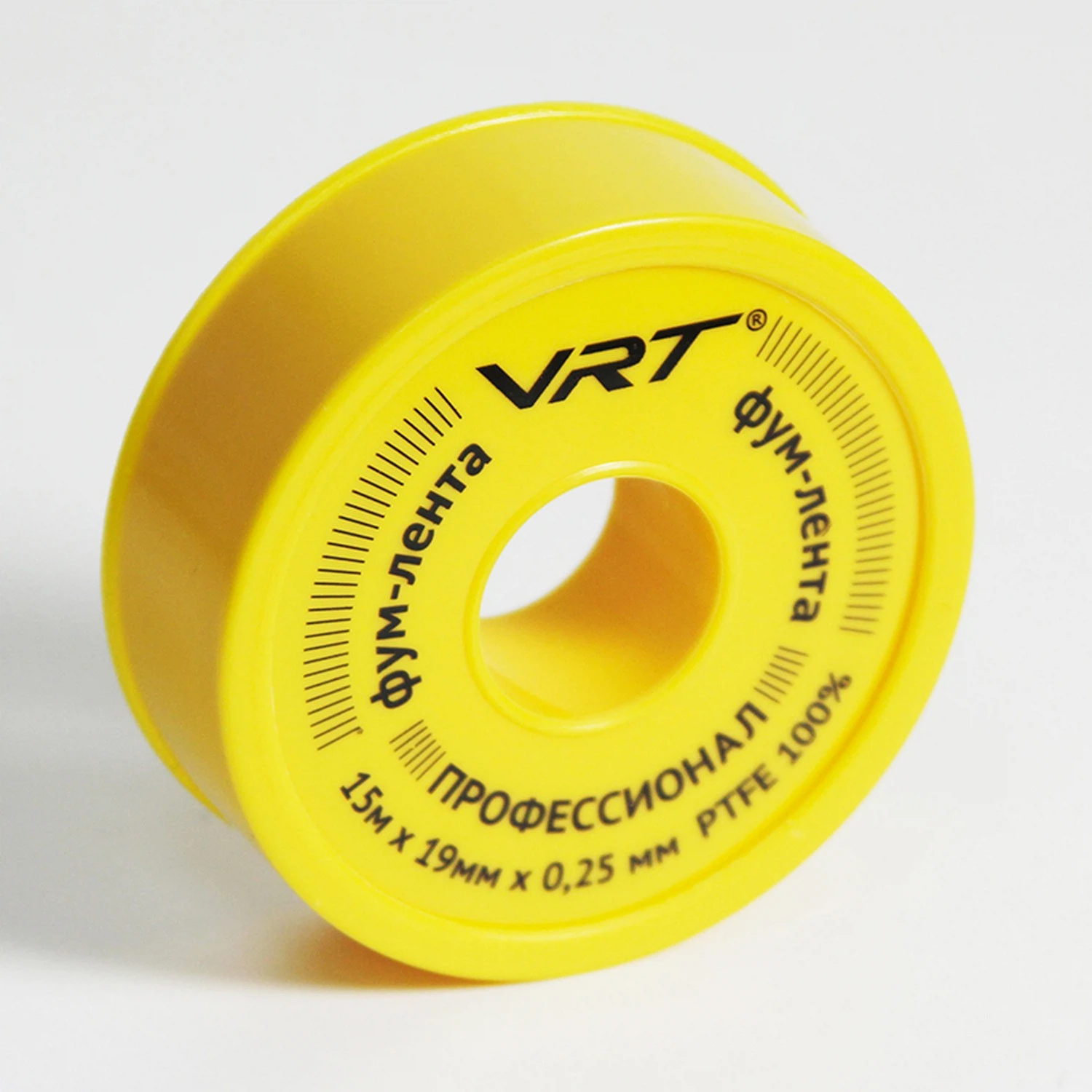 Изображение товара Лента фум VRT® для газа (19мм*0,25мм*15м) Изображение товара Лента фум VRT® для газа (19мм*0,25мм*15м)