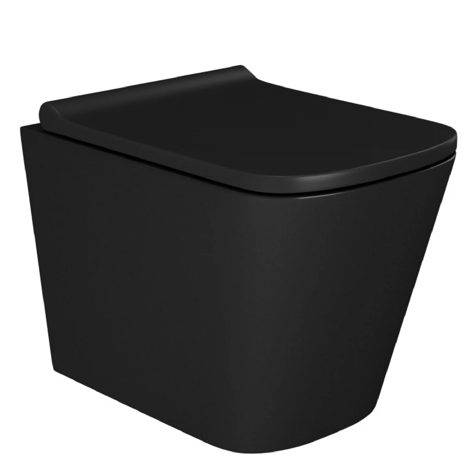 Изображение товара Унитаз подвесной Maretti Umbria безободковый с микролифтом, UM10PBM51-560, черный