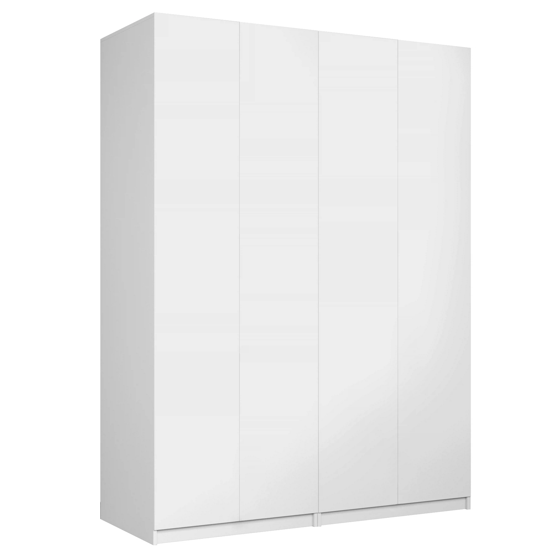 Изображение товара Шкаф распашной Локер 162х52.5х220 см белый для дома и офиса