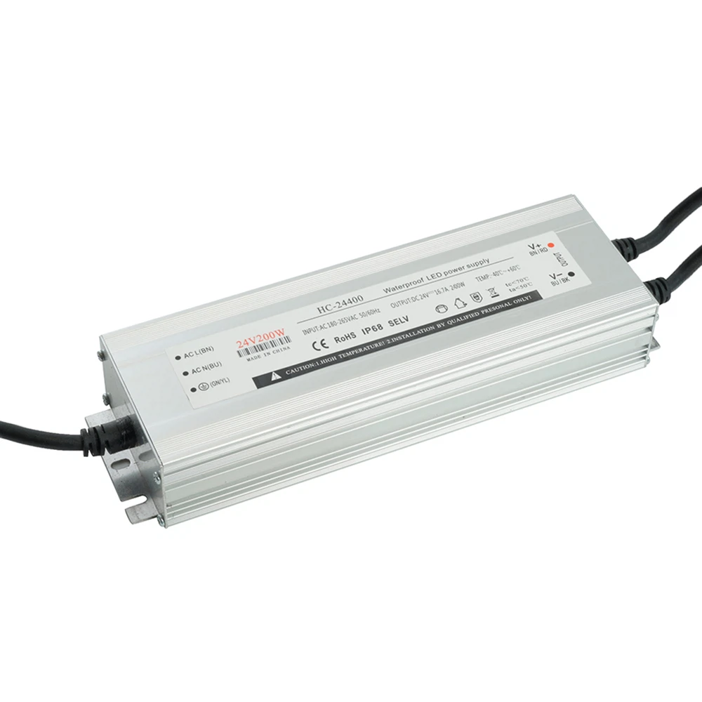 Изображение товара Трансформатор электронный для светодиодной ленты 200W 24V 215*65*40 IP67 (драйвер), LB007 FERON Изображение товара Трансформатор электронный для светодиодной ленты 200W 24V 215*65*40 IP67 (драйвер), LB007 FERON