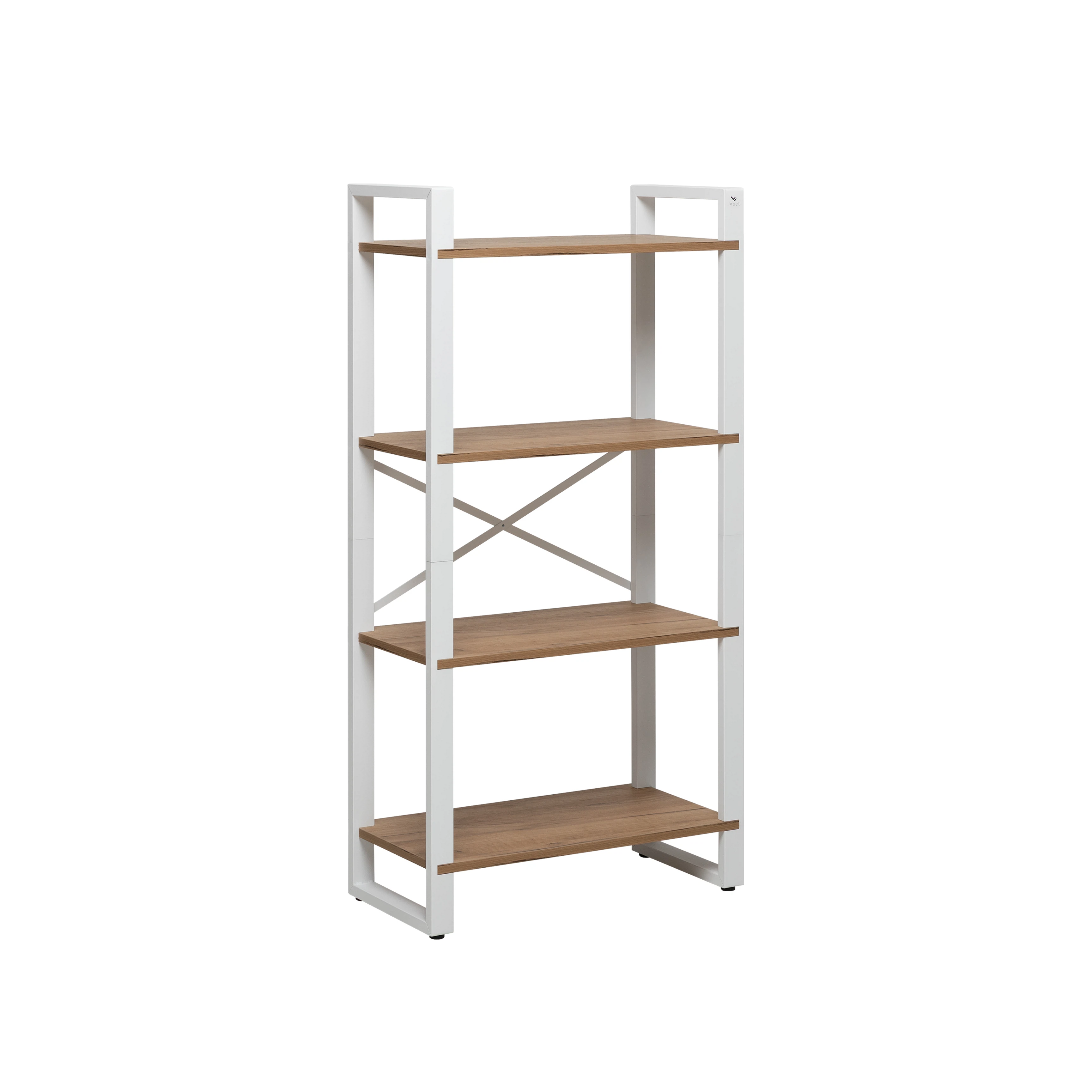 Изображение товара Стеллаж Стилвуд 124, Белый/Дуб крафт золотой