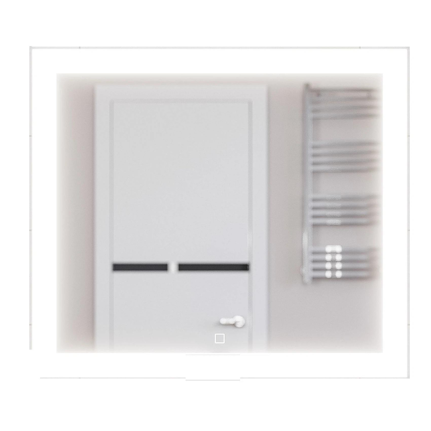 Изображение товара Зеркало для ванной с подсветкой Uperwood Barsa 80х70 см, прямоугольное, сенсор/антизапотевание