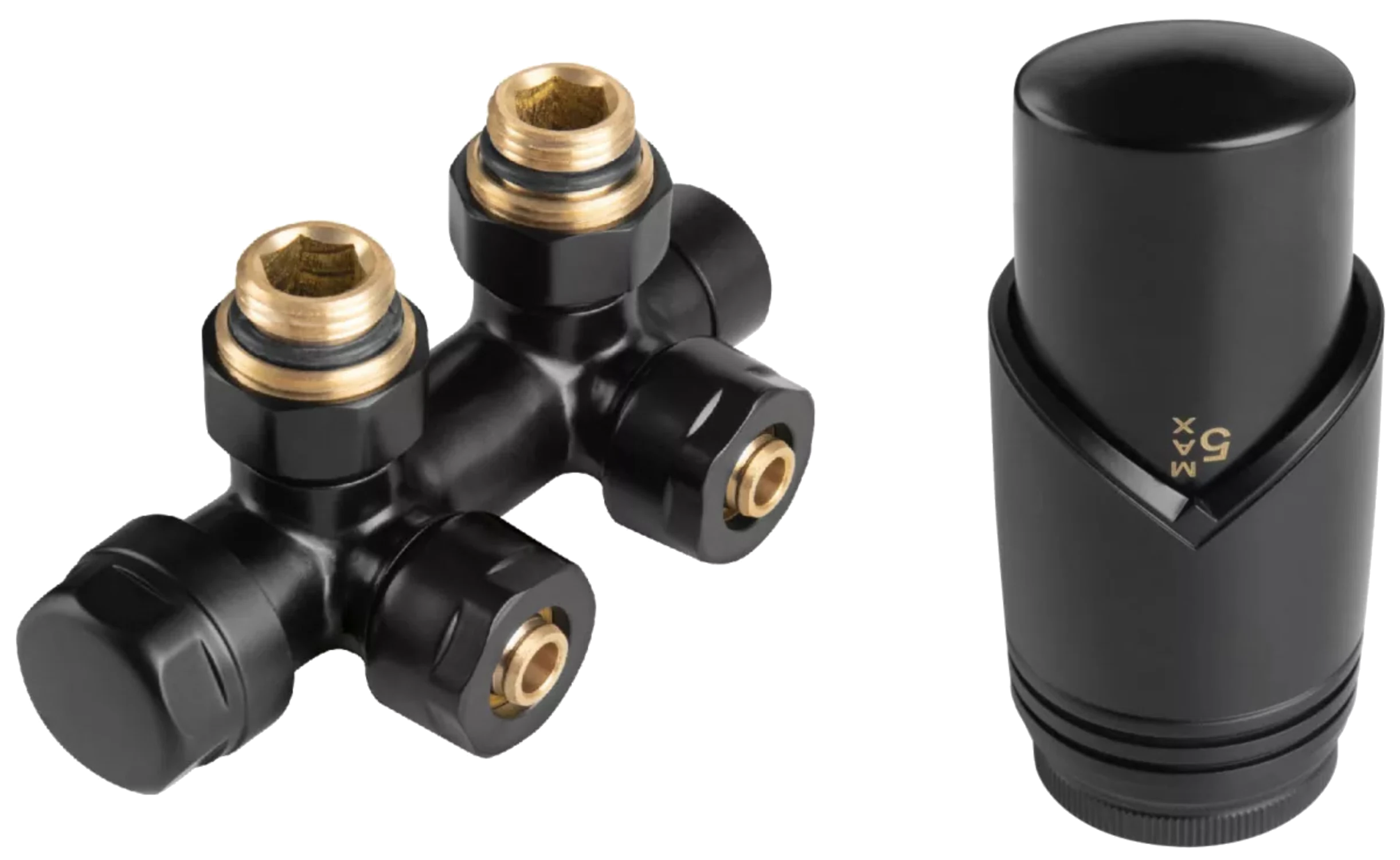 Изображение товара Комплект термостатический интегрированный VIVALDO 1/2" для радиатора отопления