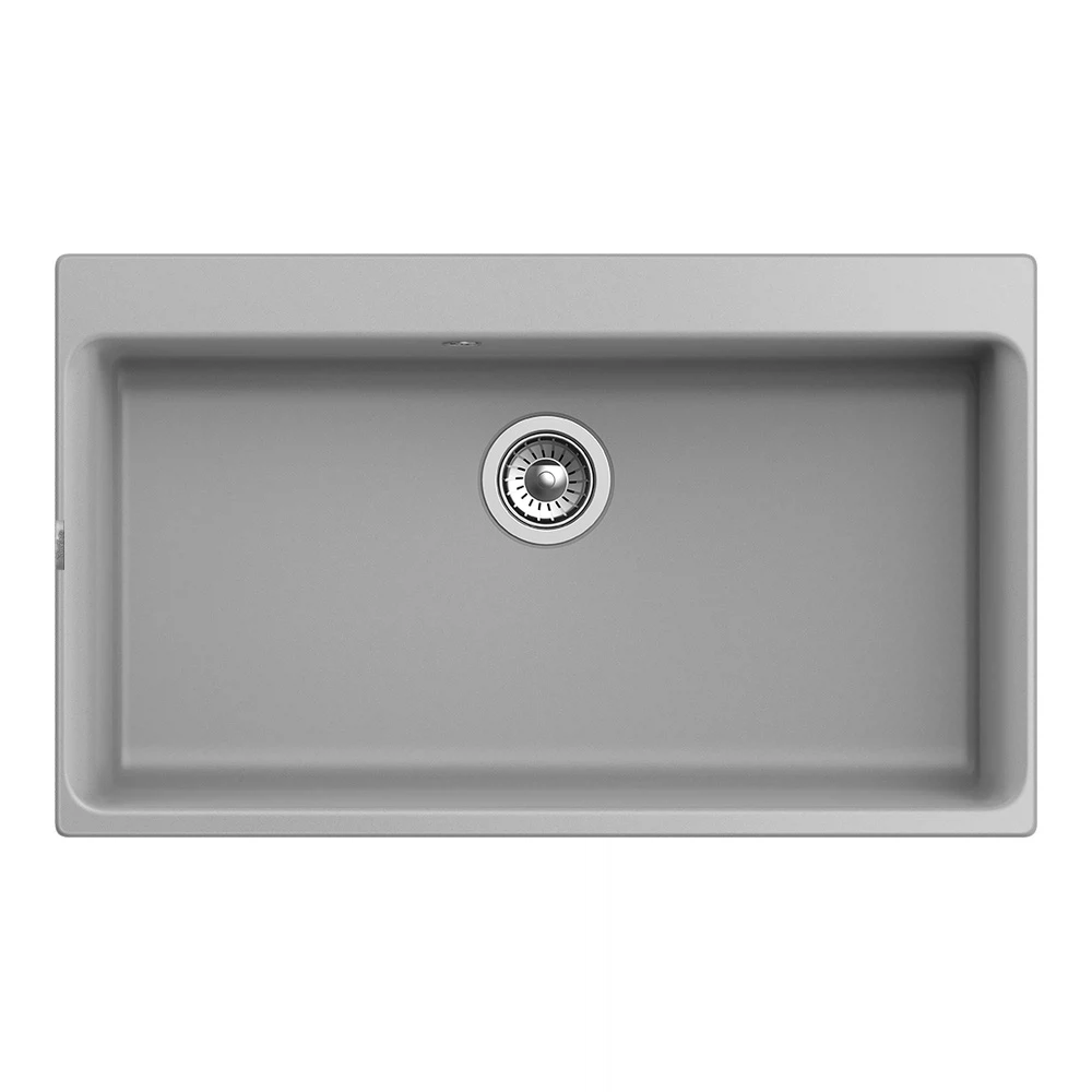 Изображение товара Кухонная мойка Rivelato AXEL Х-90, серый металлик, кварц