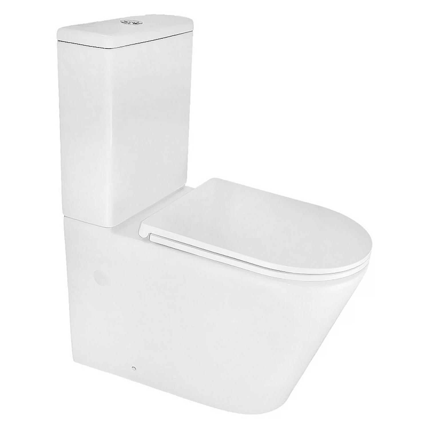 Изображение товара Унитаз напольный с бачком безободковый с быстросъемным сидеьем микролифт Azario Mizen AZ-8300