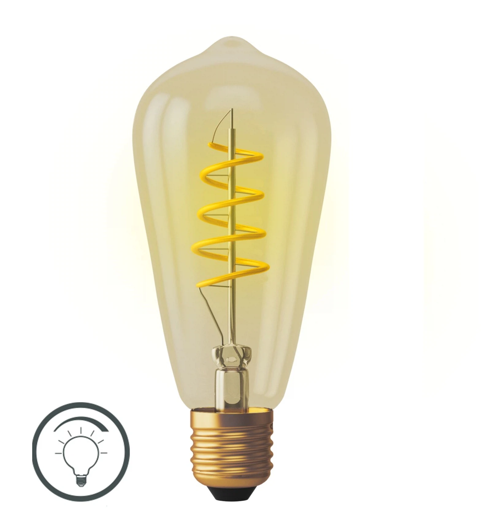 Изображение товара Декоративная светодиодная лампа Loft Led ST64 4W 2800K E27 DIM (7077)