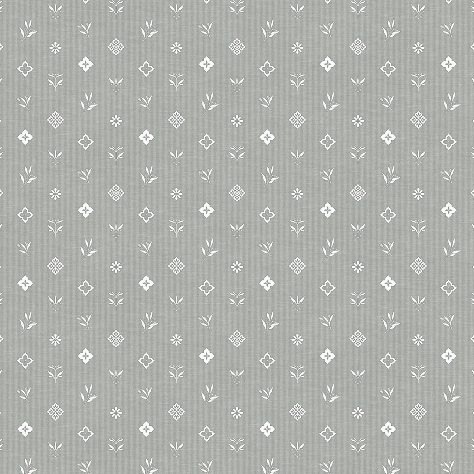 Изображение товара Обои флизелиновые VICTORIA STENOVA Монограмма мотив зеленые 1.06x10.05 м