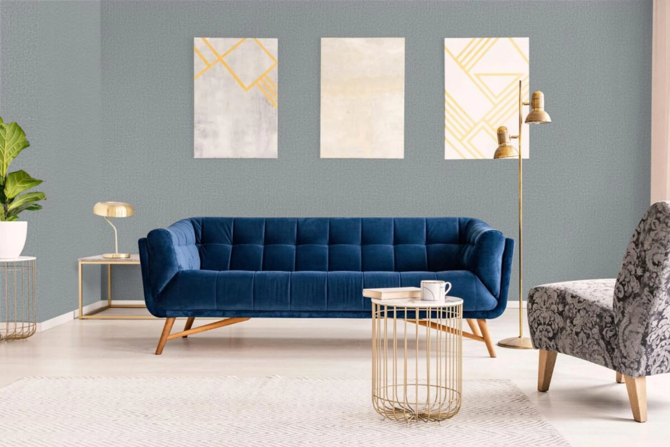 Изображение товара 34131 Обои Marburg (Rainbow 3/Kumano/Loft Superior) (1*6) 10,05x1,06 винил на флизелине