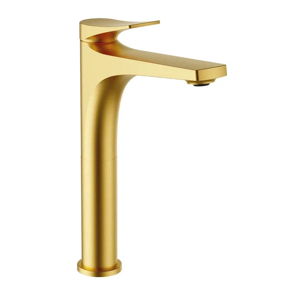 Изображение товара Смеситель для раковины высокий Splenka S54.15.03, золотой сатин