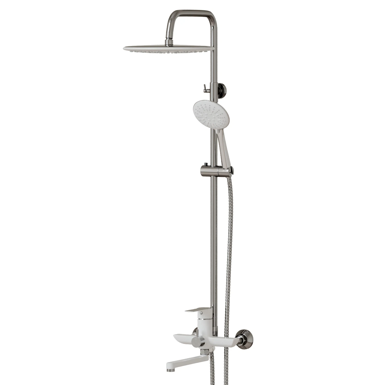 Изображение товара Рычажный смеситель для душа Mixline ML2415 с комплектом, поворотным изливом