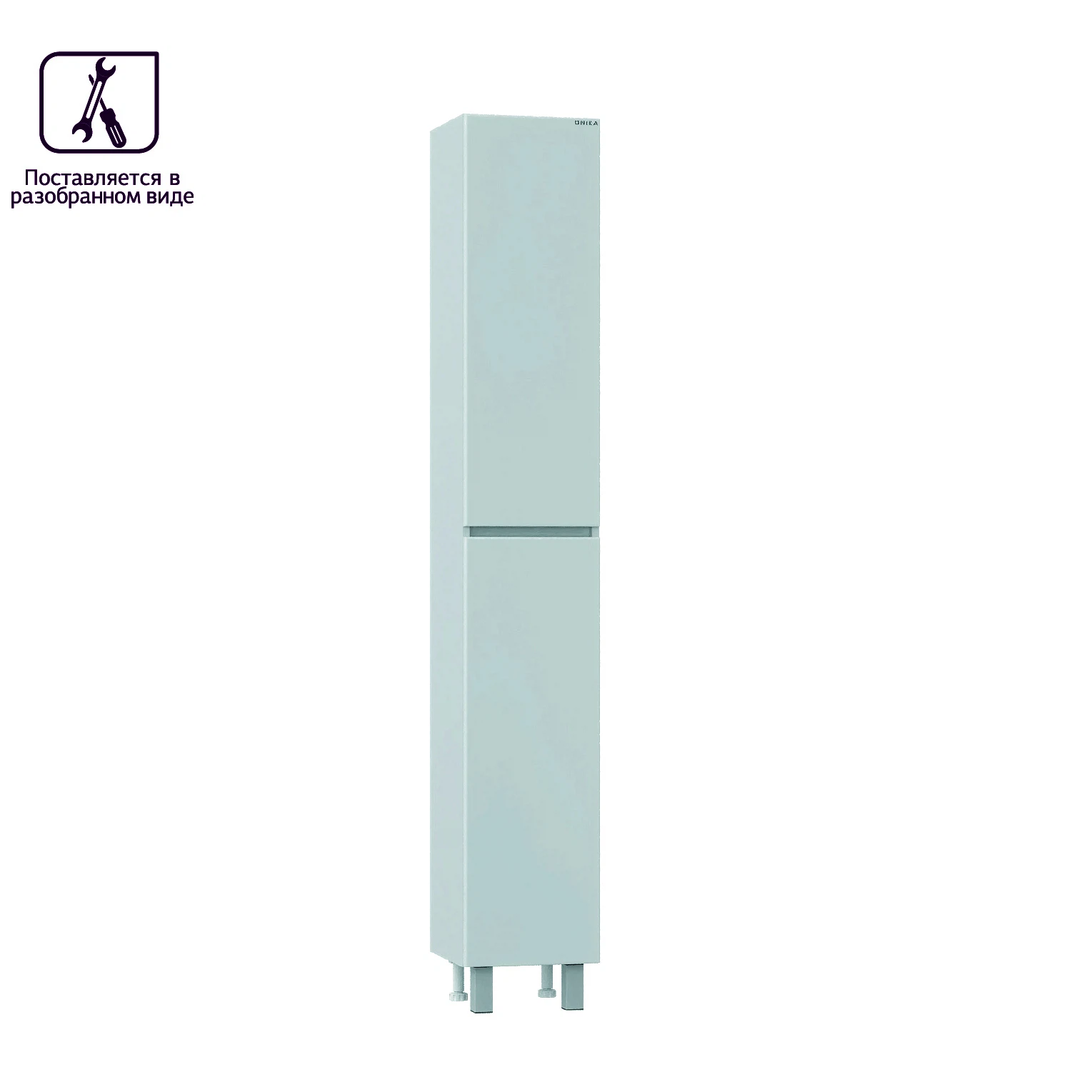 Изображение товара Пенал Onika Элита 30 напольный, белый, универсальный, разборный