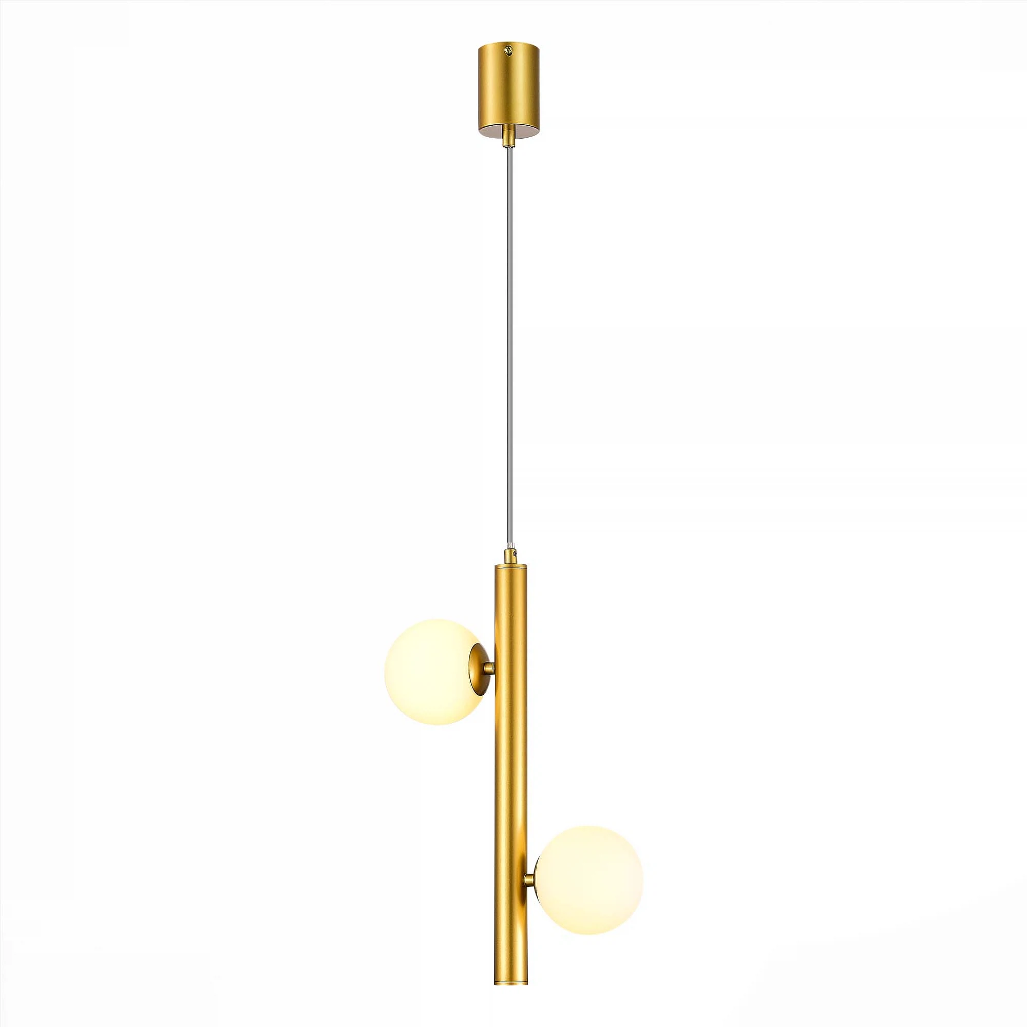 Изображение товара Подвес светодиодный ST-Luce G9 2х5W Золотистый/Белый Изображение товара Подвес светодиодный ST-Luce G9 2х5W Золотистый/Белый