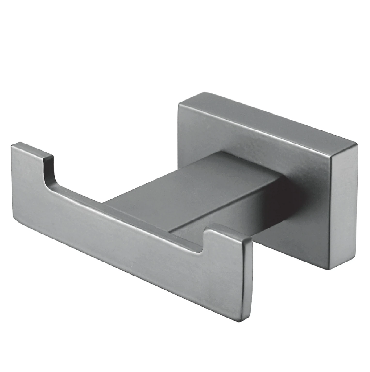 Изображение товара Shevanik SG5621T двойной крючок для ванной - латунь, оружейная сталь