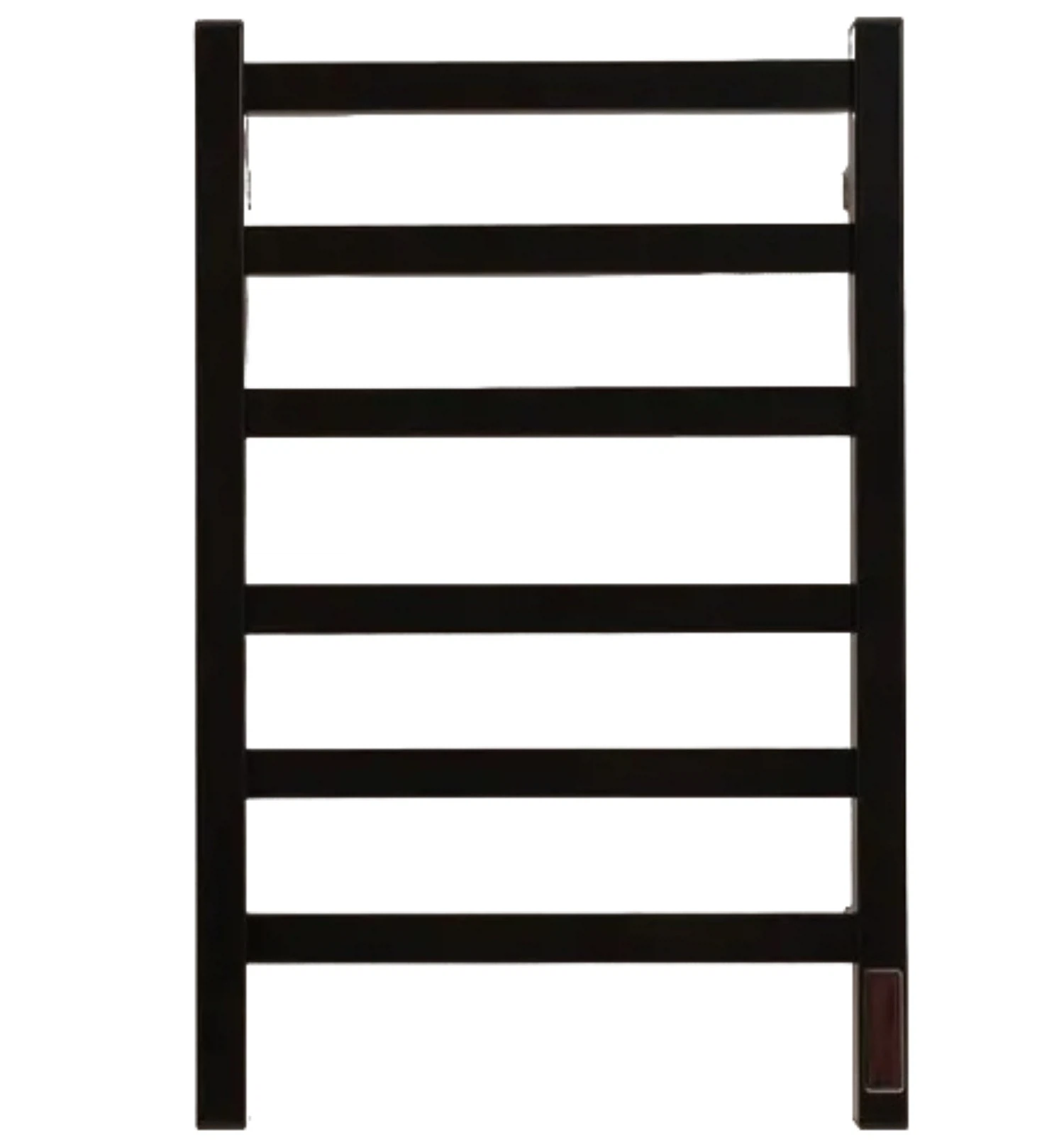 Изображение товара Полотенцесушитель электрический АЛИОТ 400x670 черный, 6 перекладин, сенс. терморег.