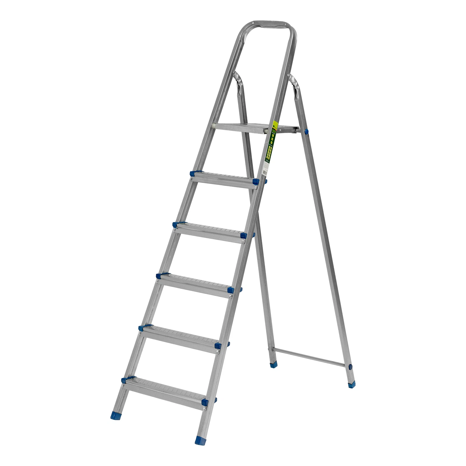 Изображение товара Стальная оцинкованная стремянка 6 ступеней Сибртех 97838