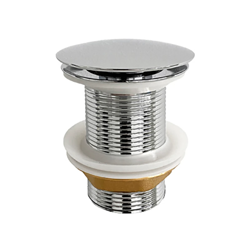 Изображение товара Донный клапан без перелива с хромированной накладкой Click-Clack