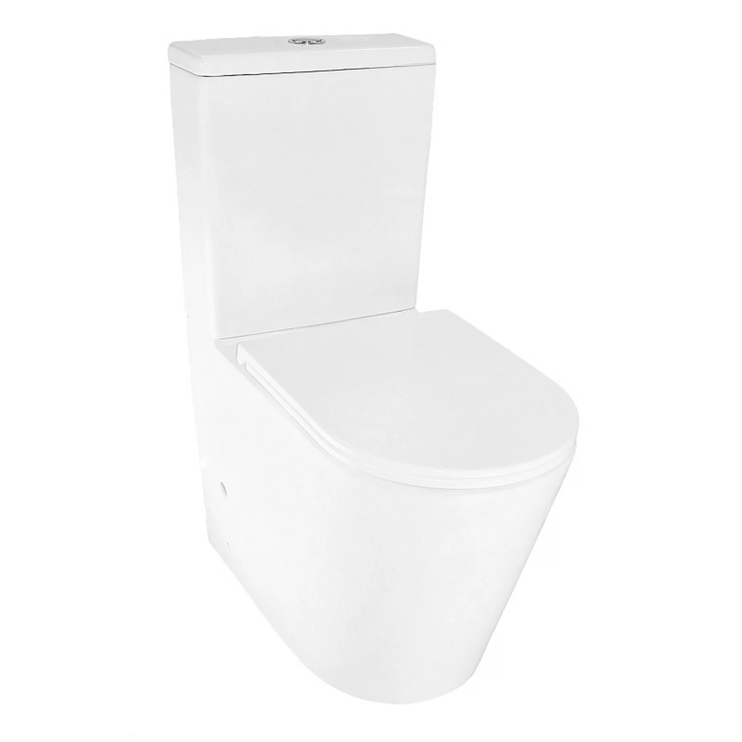 Изображение товара Унитаз напольный безободковый Azario Margo AZ-2125-UQ1 с микролифтом и системой Воронка-водоворот