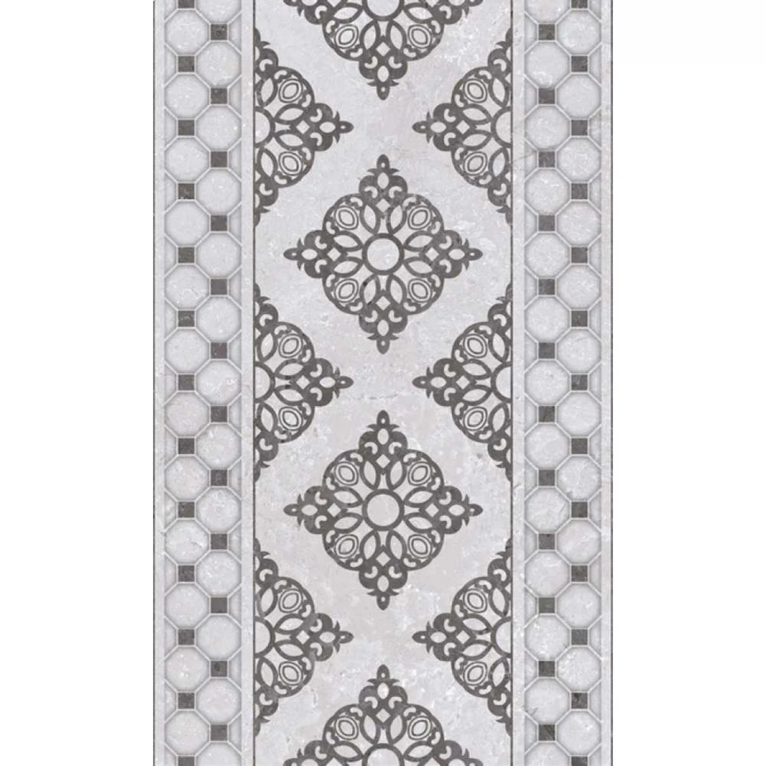 Изображение товара Плитка настенная Gracia Ceramica Elegance серая 50x30 см, 1.2 м2