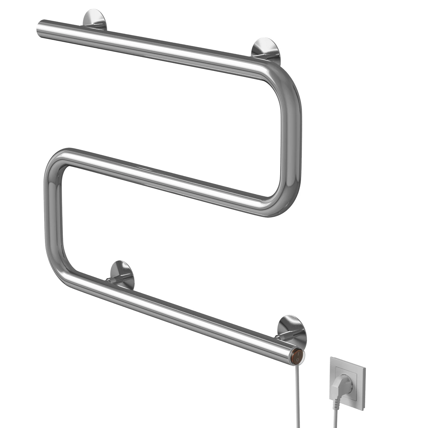 Изображение товара Полотенцесушитель MIXLINE SIMPLE S 40x60 (кнопочный выкл, 146 Вт)