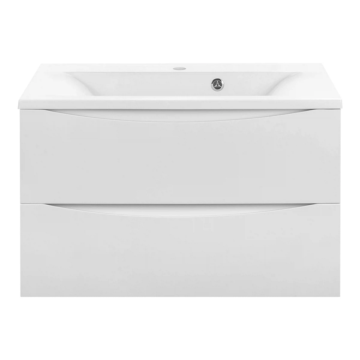 Изображение товара Тумба под раковину Vincea Mia 800 подвесная с двумя ящиками white