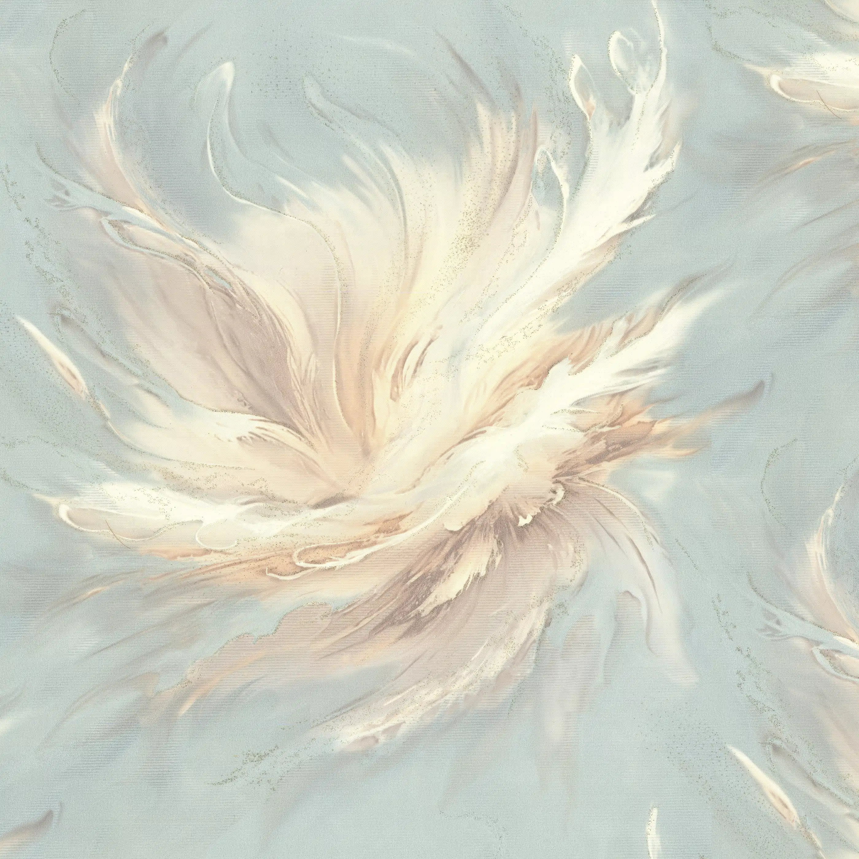 Изображение товара Обои флизелиновые Floravento Euro Decor, голубые, 1,06*10,05м, 7324-04