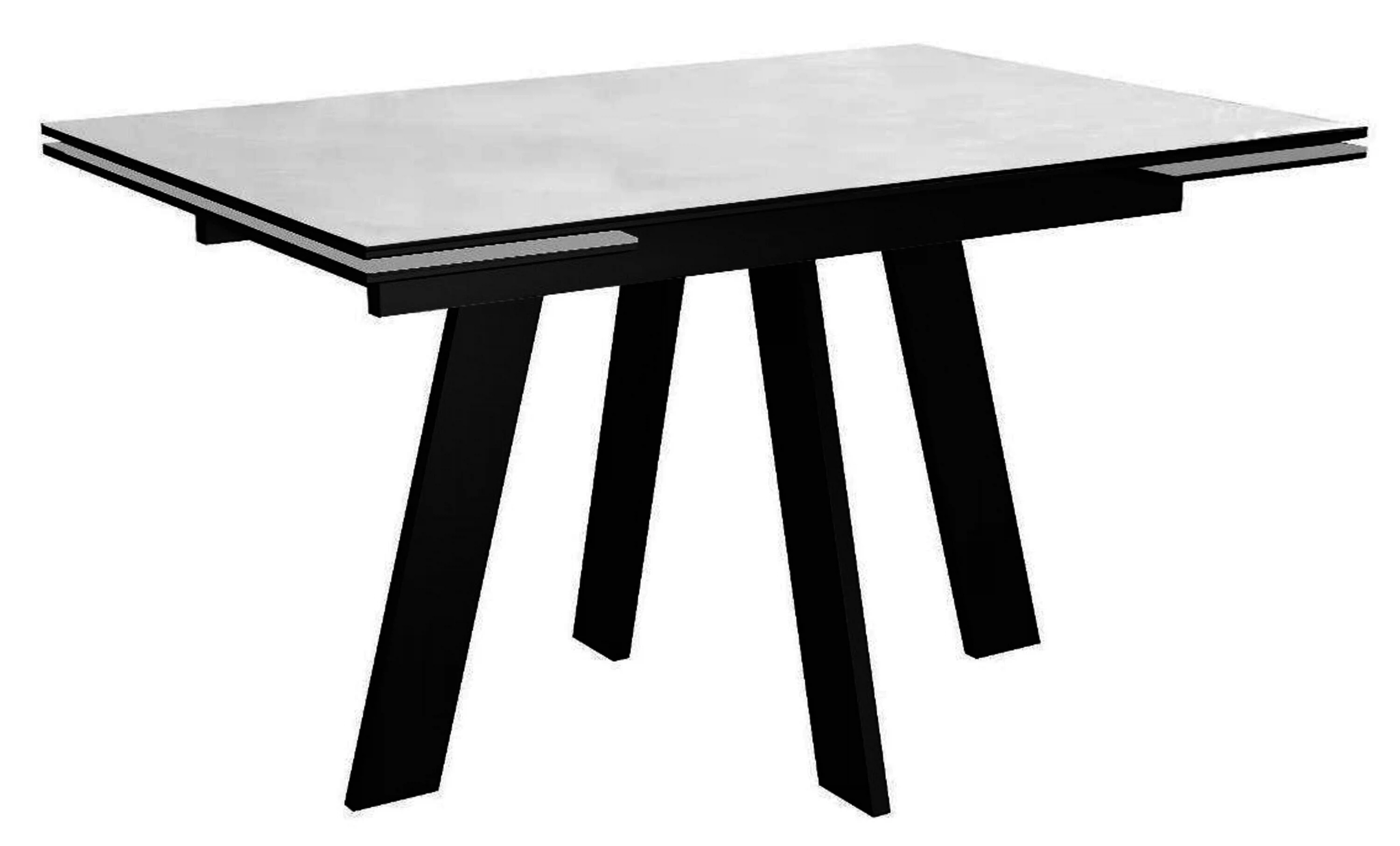 Изображение товара Стол DikLine SKM120 с керамической столешницей белый матовый