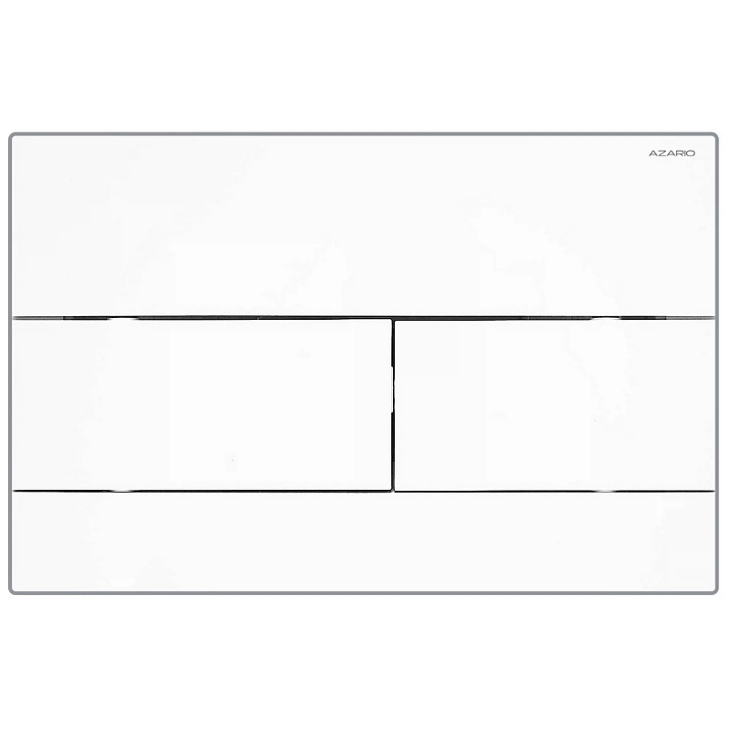 Изображение товара Кнопка смыва AZARIO NEW двойная, пластик, белый глянцевый (AZ-013.0)