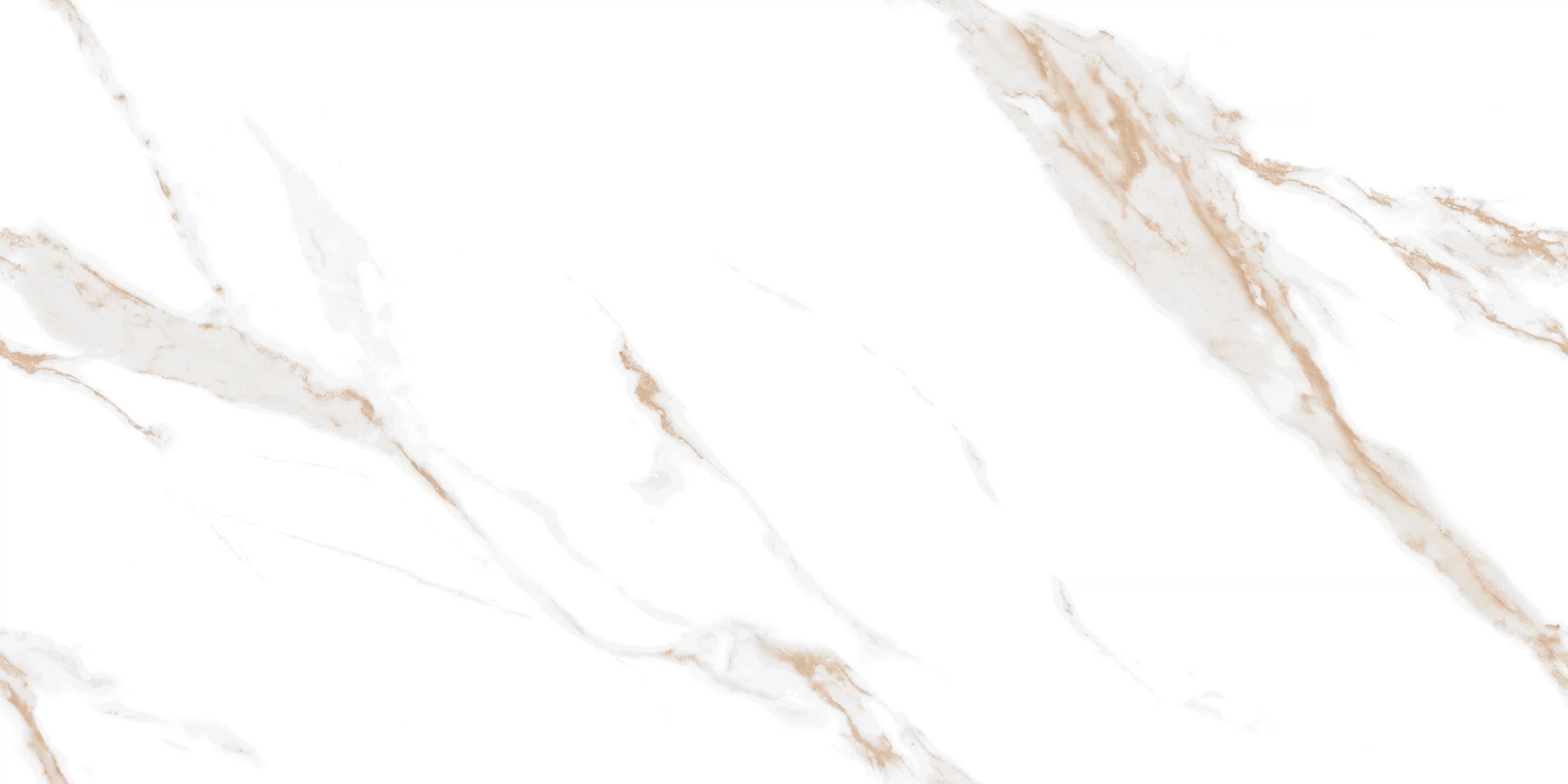 Изображение товара Керамогранит Calacatta Sharp Gold белый 60x120 глянцевый для пола и стен