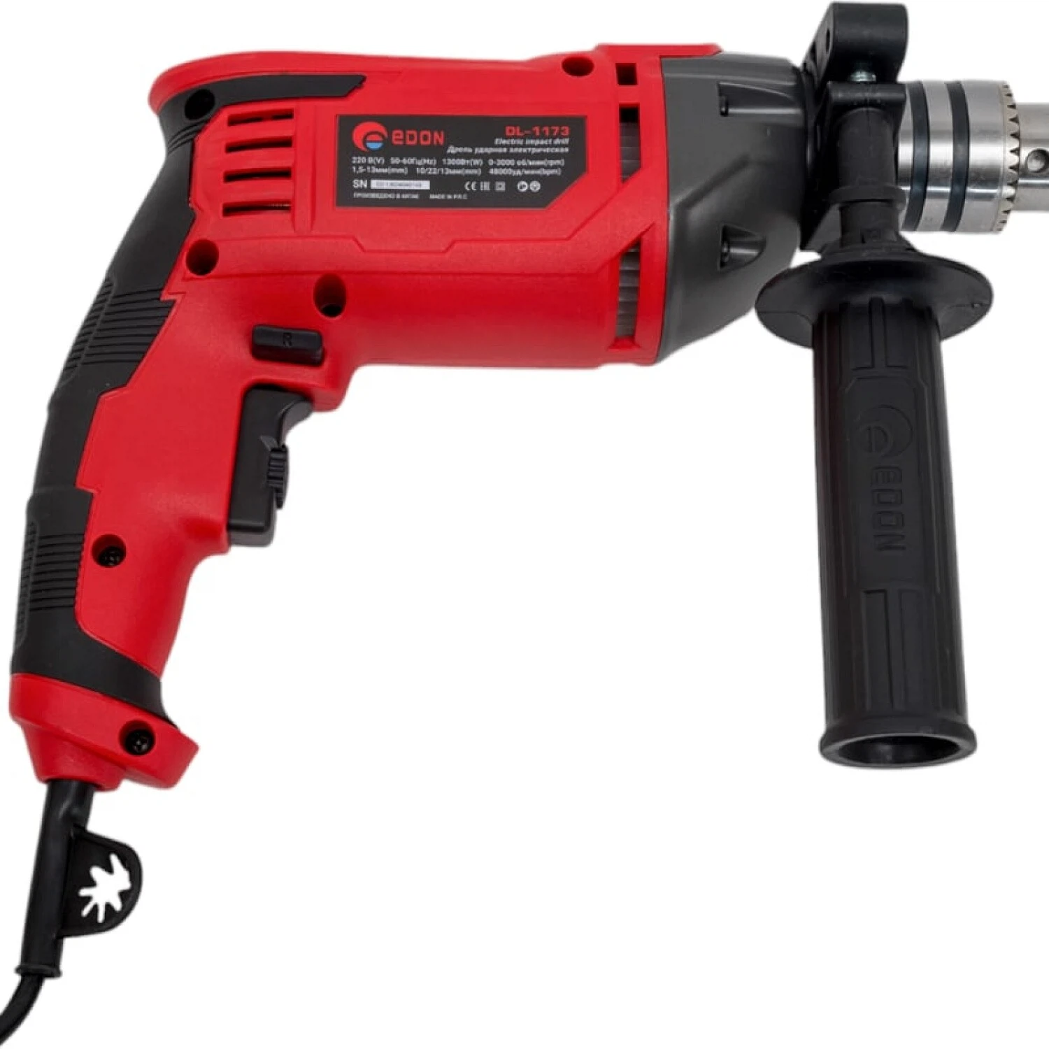 Изображение товара Дрель EDON DL-1173 электрическая ударная