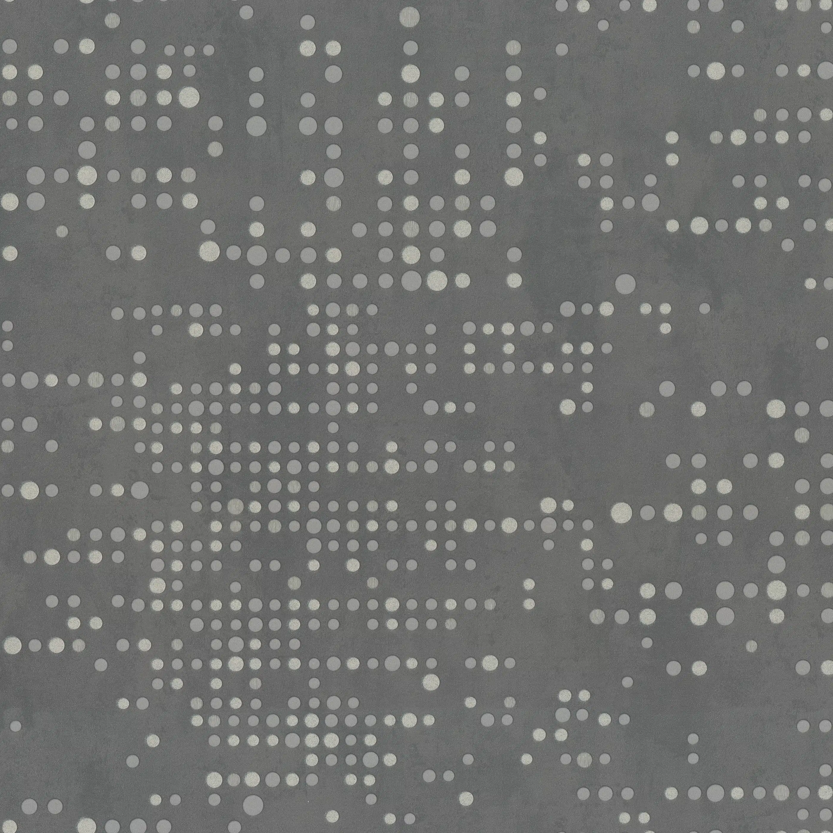 Изображение товара Обои флизелиновые Dotera Euro Decor серые 1,06*10,05 м, арт 7331-23