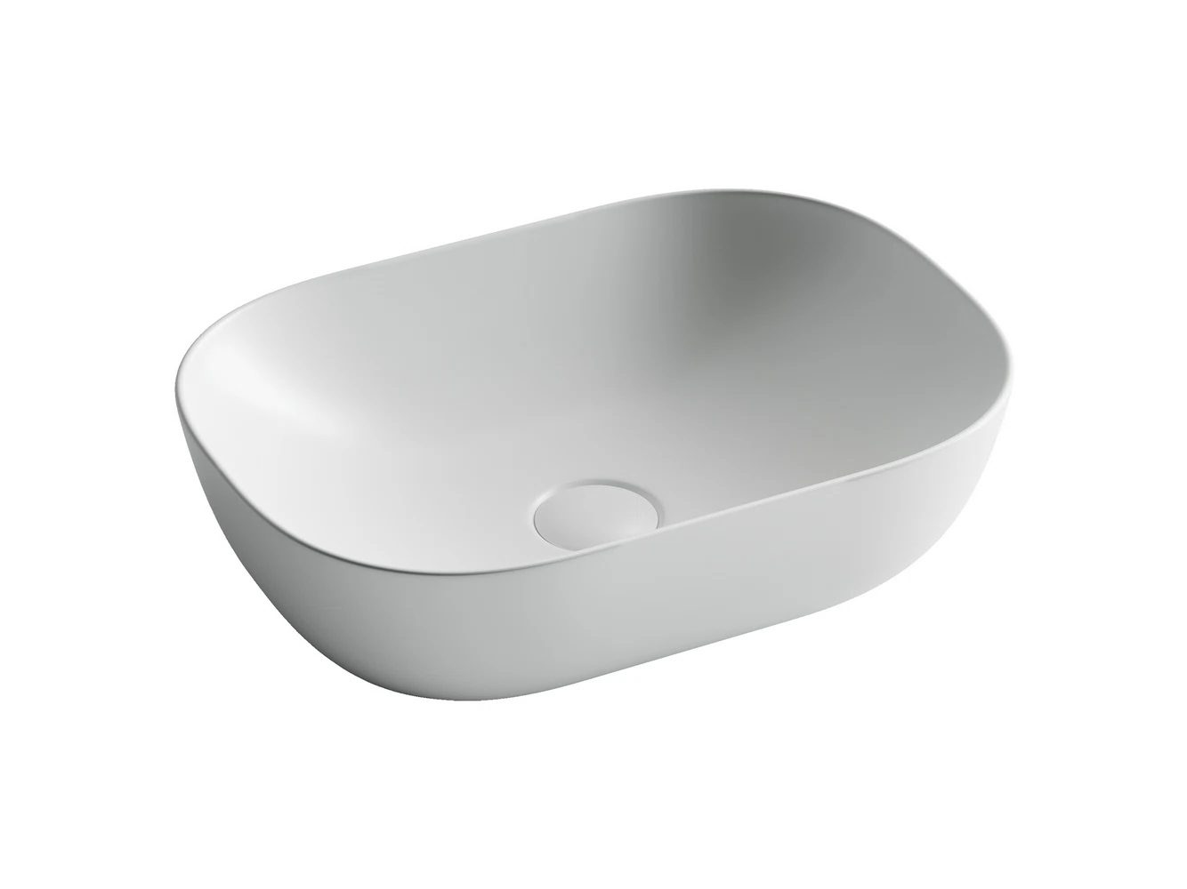 Изображение товара Умывальник накладной прямоугольный Ceramica Nova Element 455x325 мм белый матовый