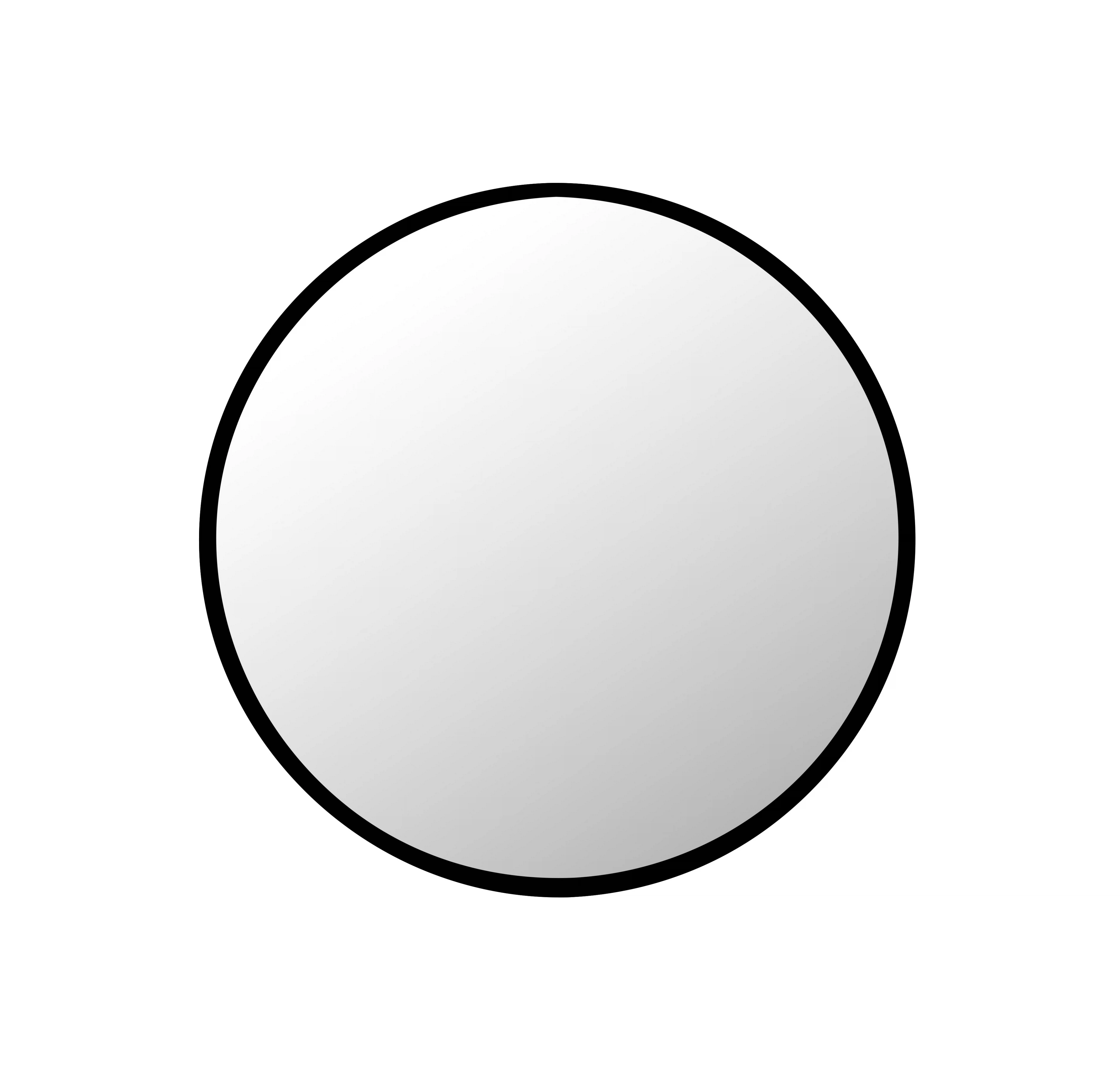 Изображение товара Зеркало Слим 770 84х2х84 см COROZO, круглое, для ванной элитное