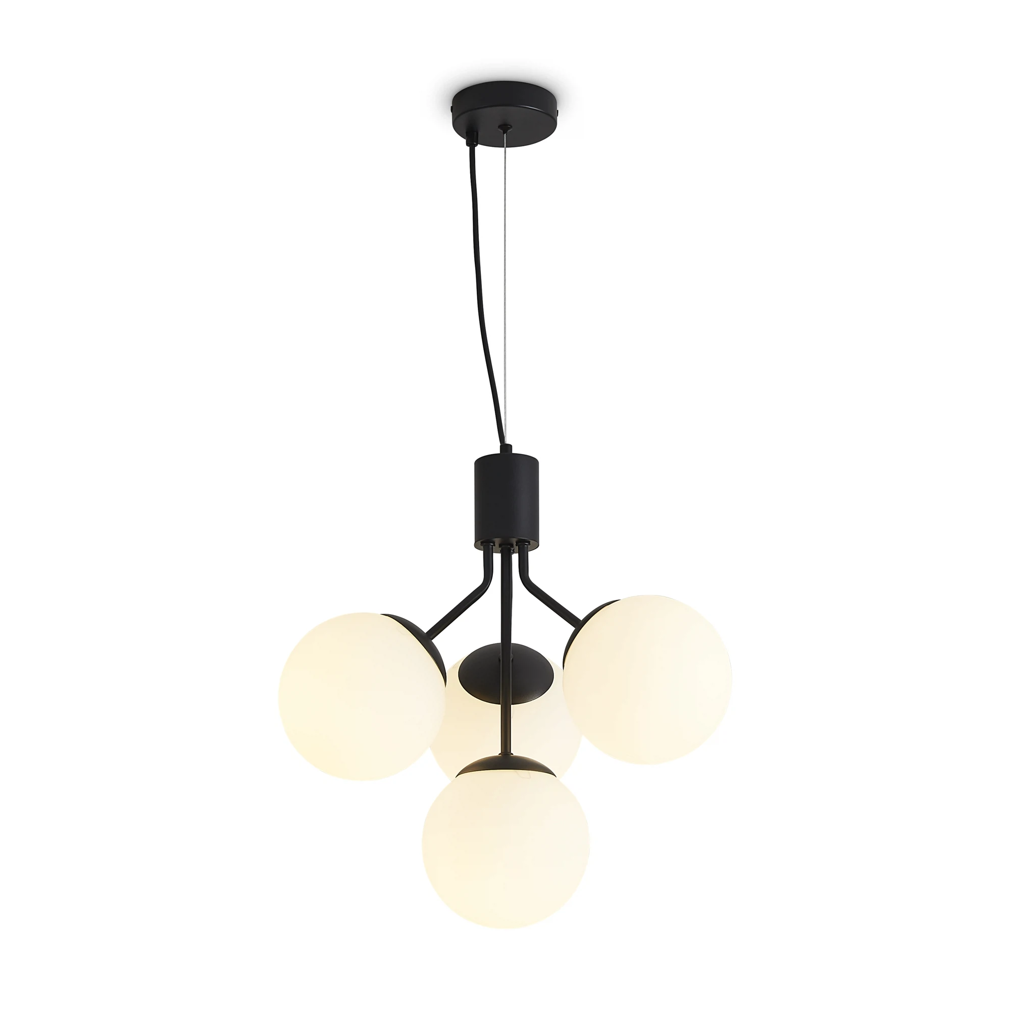 Изображение товара Люстра Freya Kokett FR5500PL-04B черная 4 лампы E27 современный дизайн