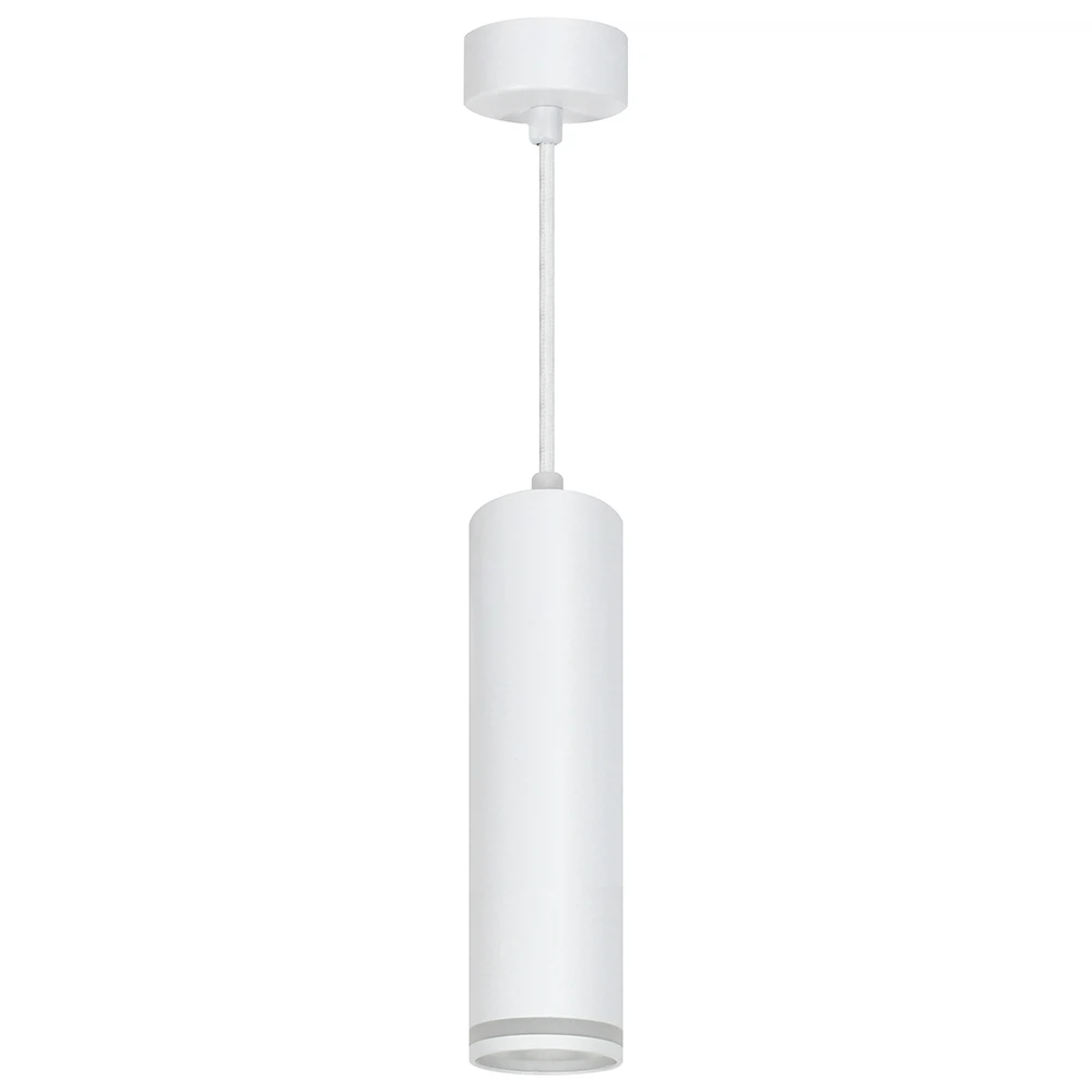 Изображение товара Светильник потолочный Feron ML1708 Barrel LUNA на подвесе  MR16 35W 230V, белый 55*200