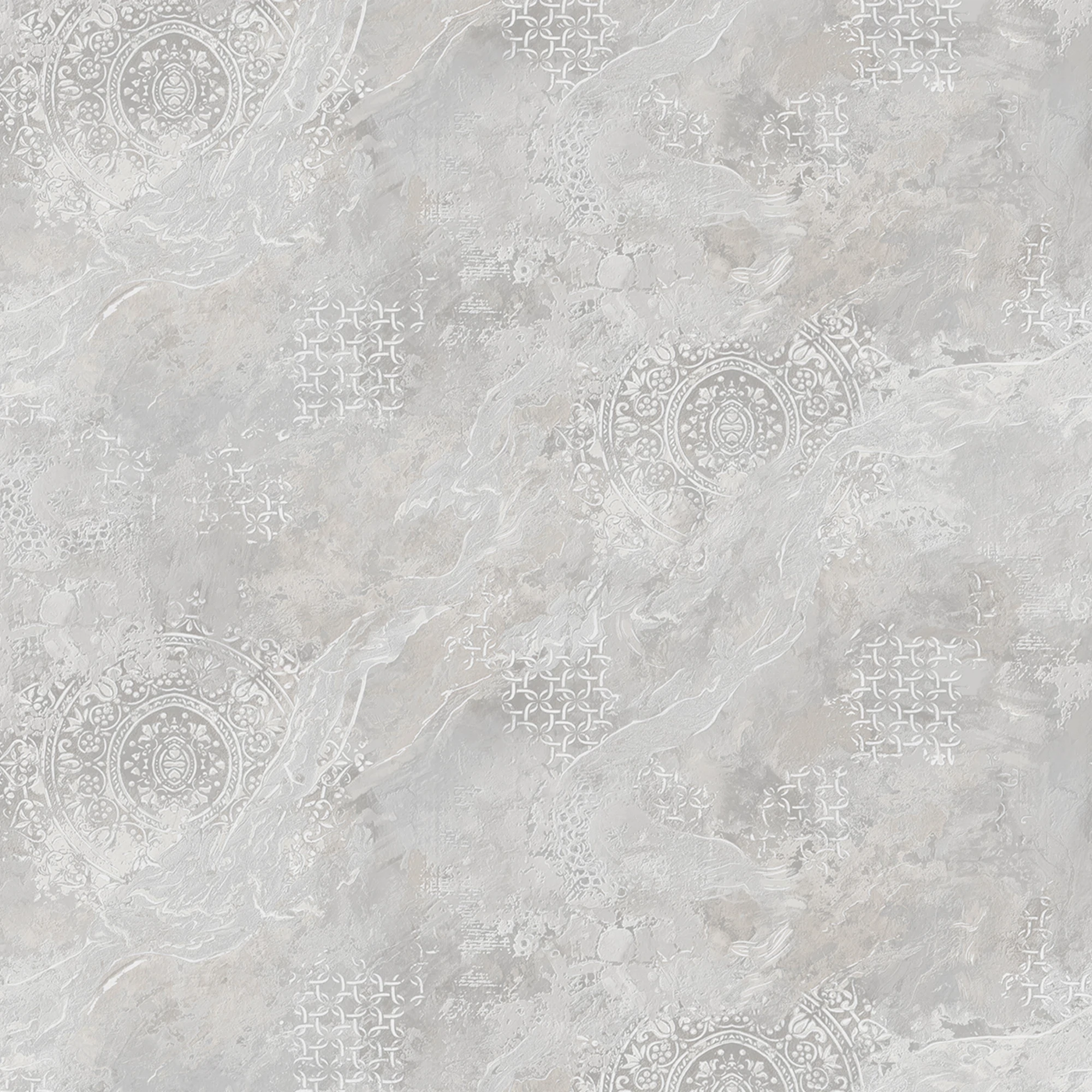 Изображение товара Обои флизелиновые VICTORIA STENOVA Фреско мотив серые 1,06*10,05 м