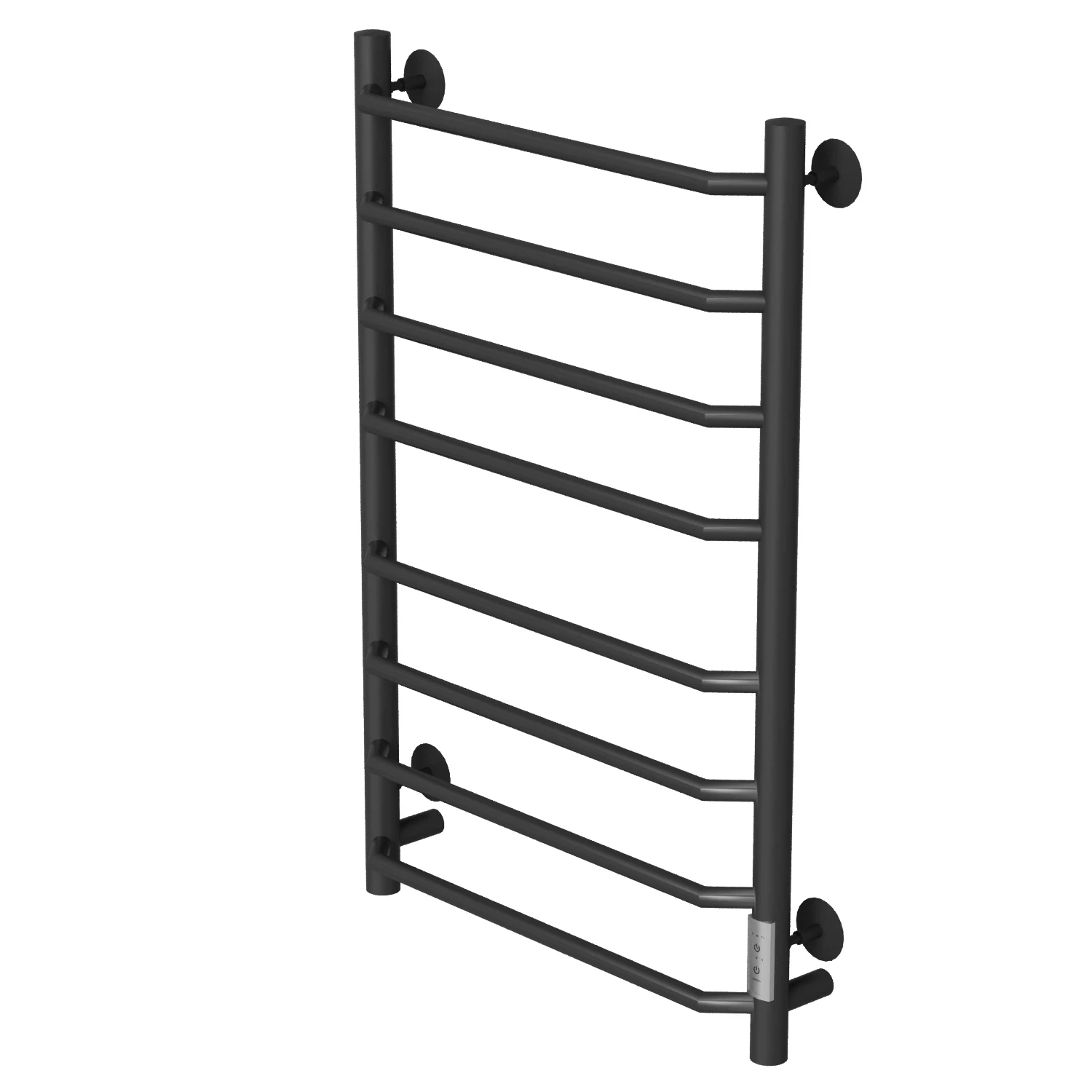 Изображение товара Полотенцесушитель MIXLINE MIRA  80х50 (таймер, 335 Вт, 8 перекладин) электрический ЧЕРНЫЙ