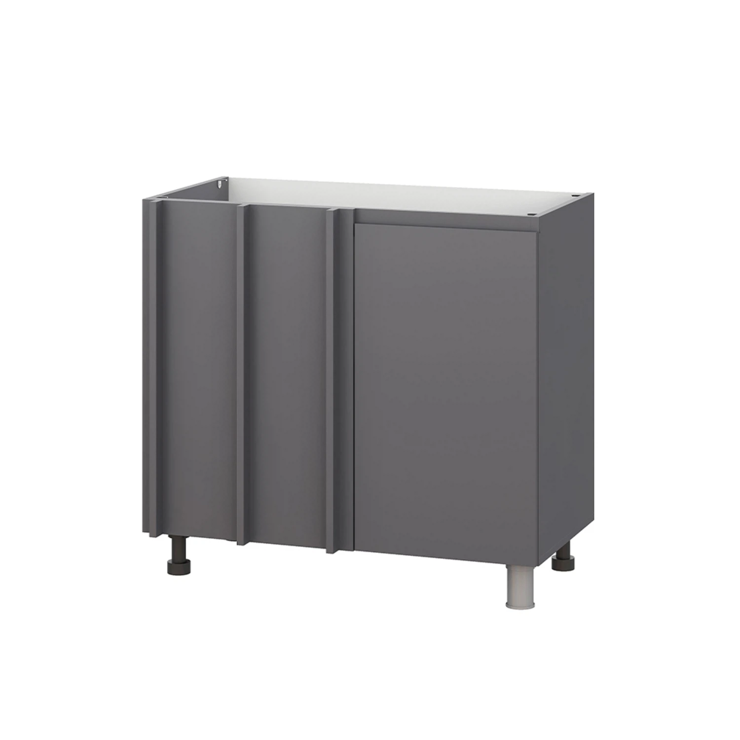 Изображение товара Угловой кухонный стол Денвер С 1000у Графит Арника Мебель