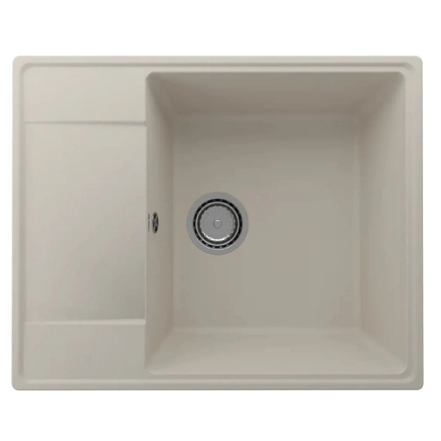 Изображение товара Кухонная мойка Ulgran Quartz Prima 605-02, лен, искусственный мрамор