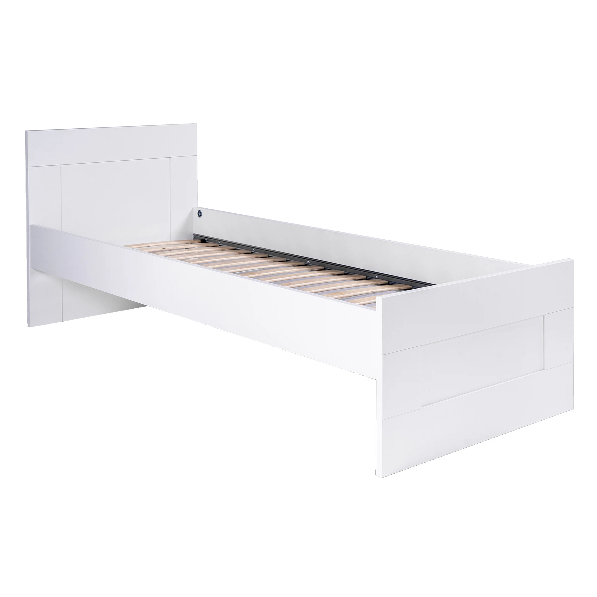 Изображение товара Кровать СИРИУС одинарная 80х200 белая стиль минимализм и комфорт