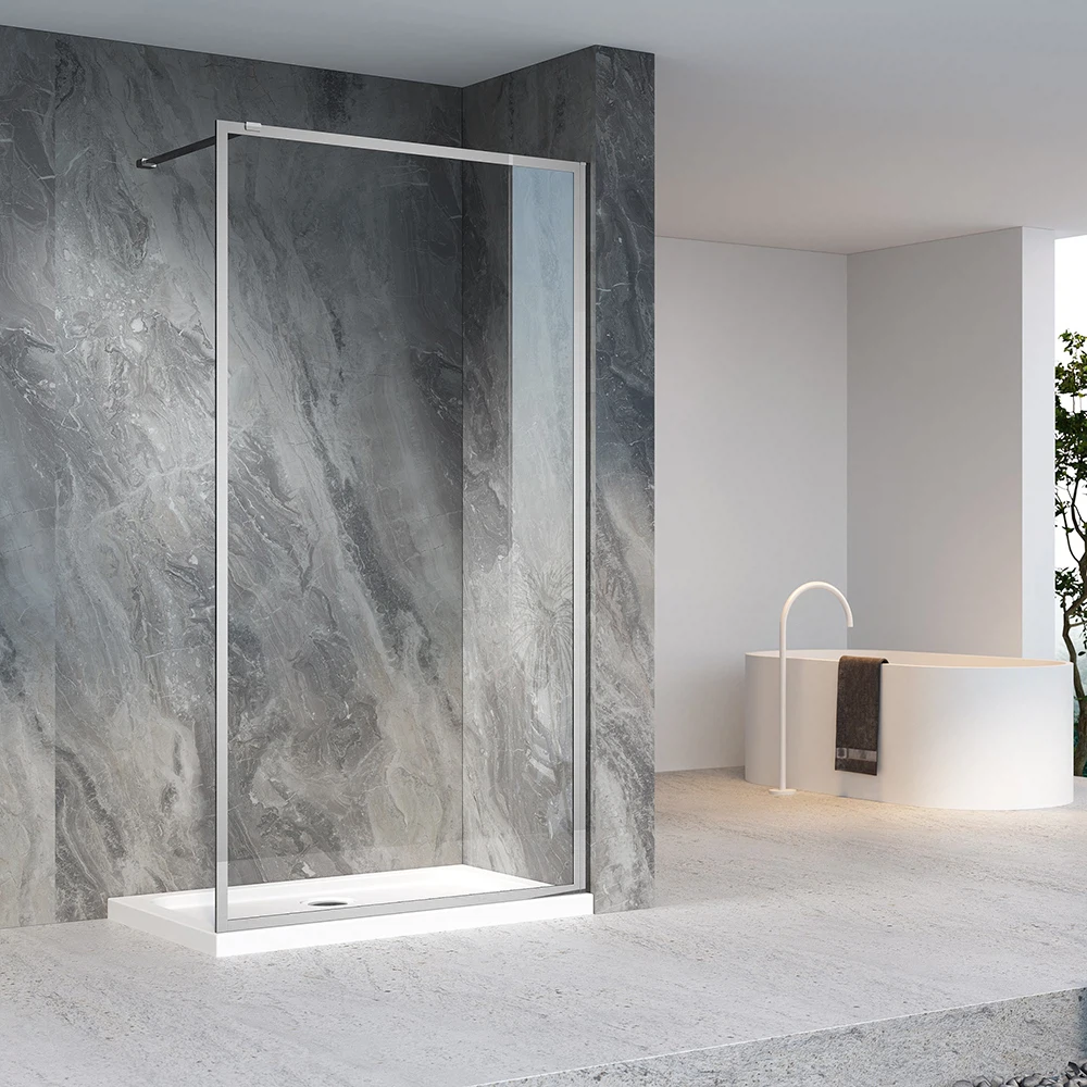 Изображение товара Душевая перегородка Veconi Korato KR-81 900х2000 мм из прозрачного стекла 8 мм