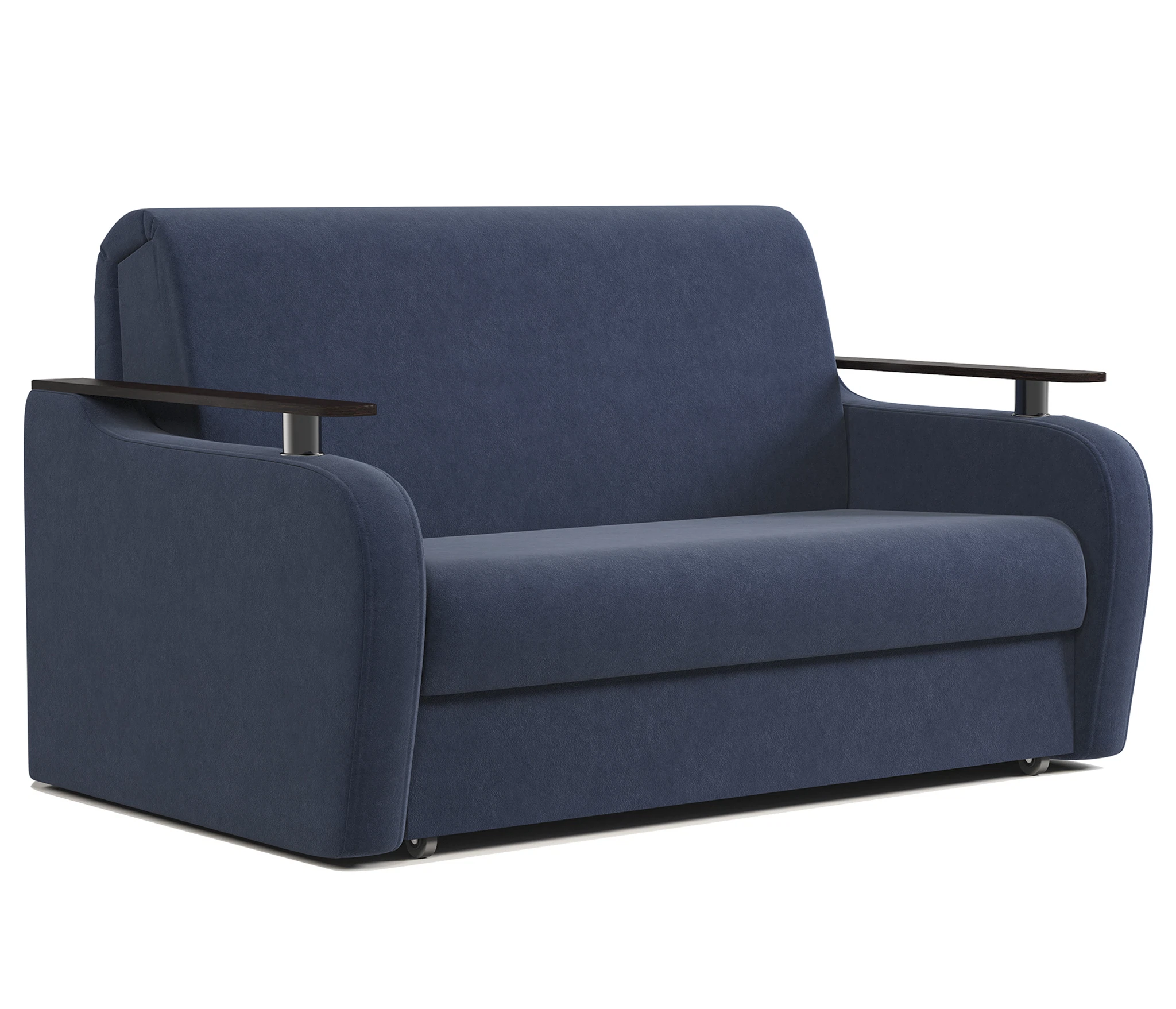 Изображение товара Диван аккордеон Гранд Д 120 велюр Ультра миднайт