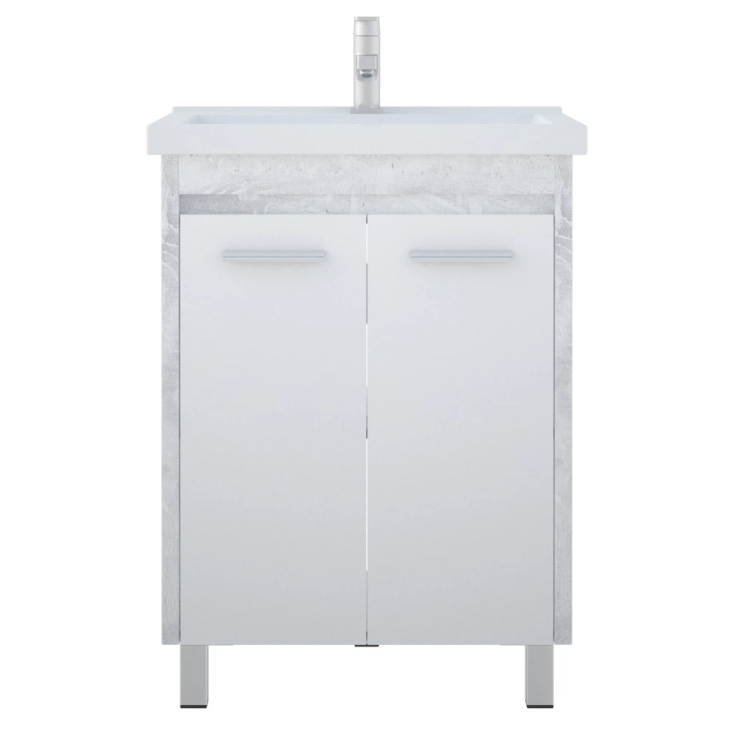 Изображение товара Тумба под раковину для ванной COROZO 60 Пайн напольная светлая мебель