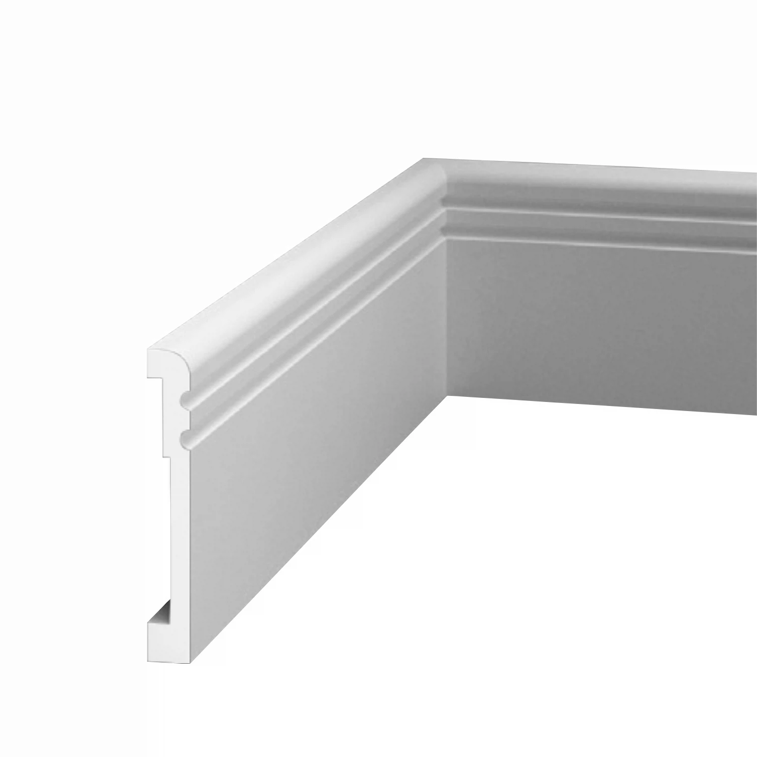 Изображение товара Плинтус напольный ударопрочный дюрополимер 2000х12х80мм