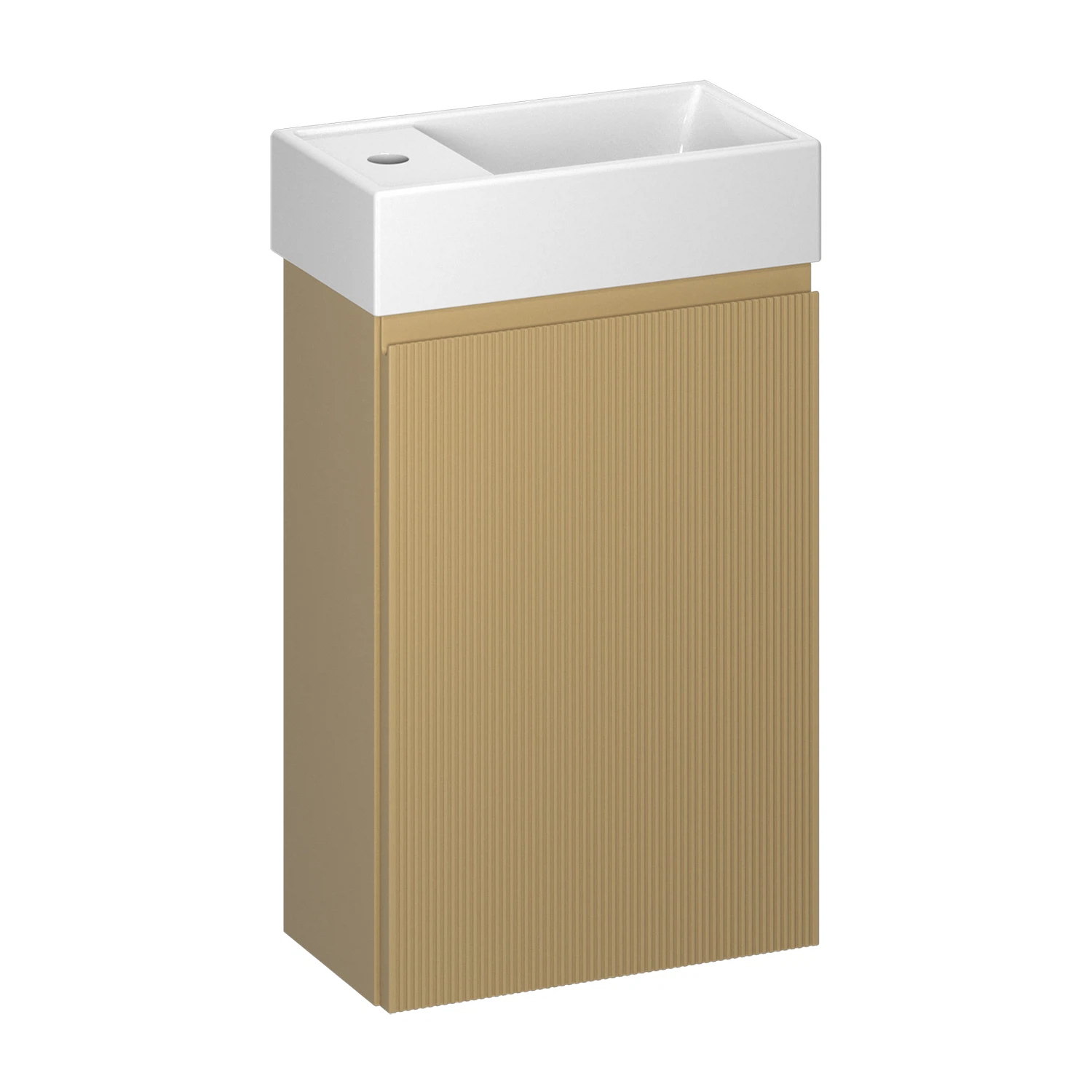 Изображение товара Тумба с раковиной Wellsee WC Area 221803002 40 см бежевый ванная мебель