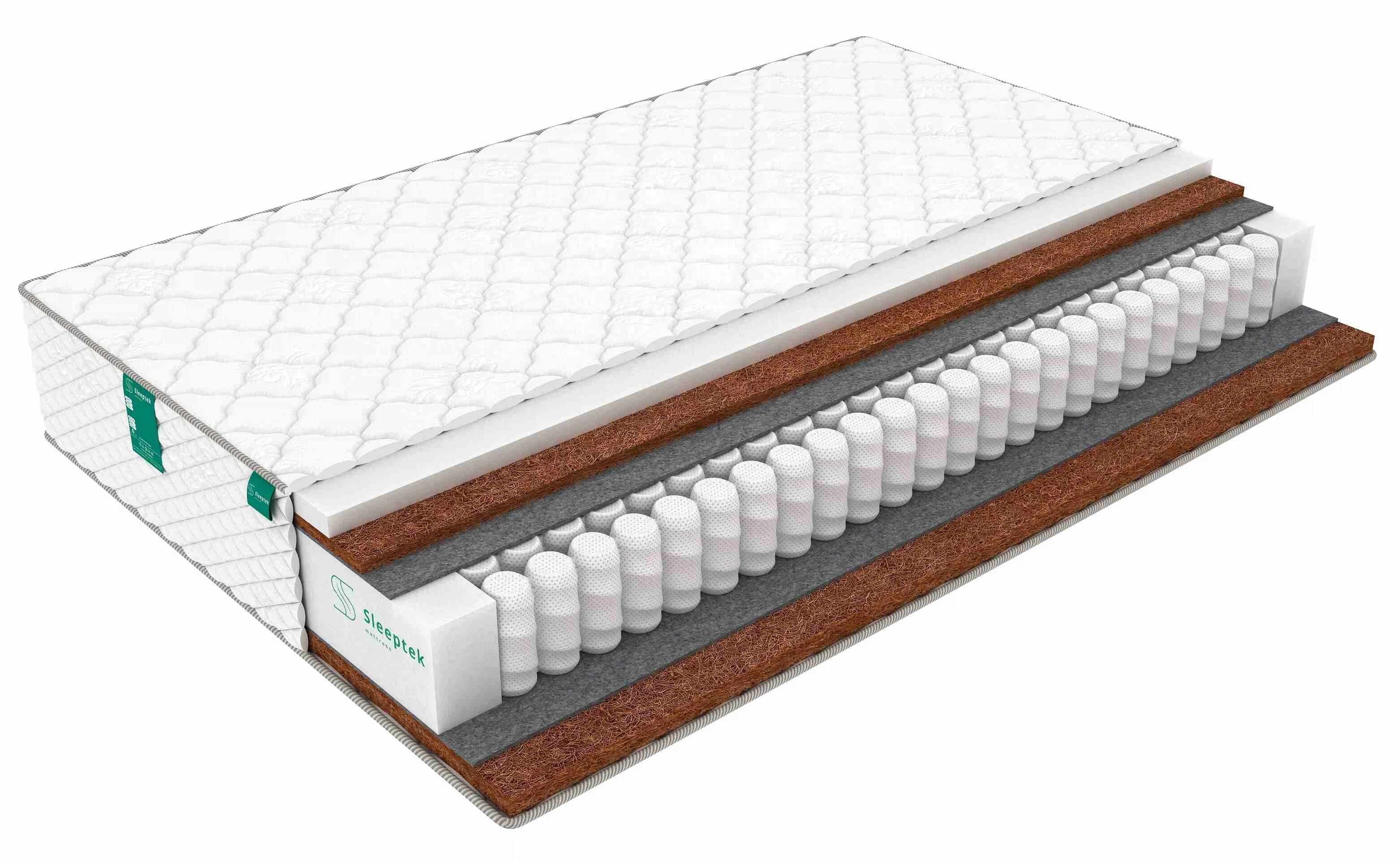 Изображение товара Матрас Sleeptek Premier FoamStrong Cocos 80x190 см с независимым пружинным блоком